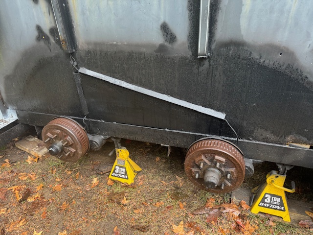 Patch welded and prepped