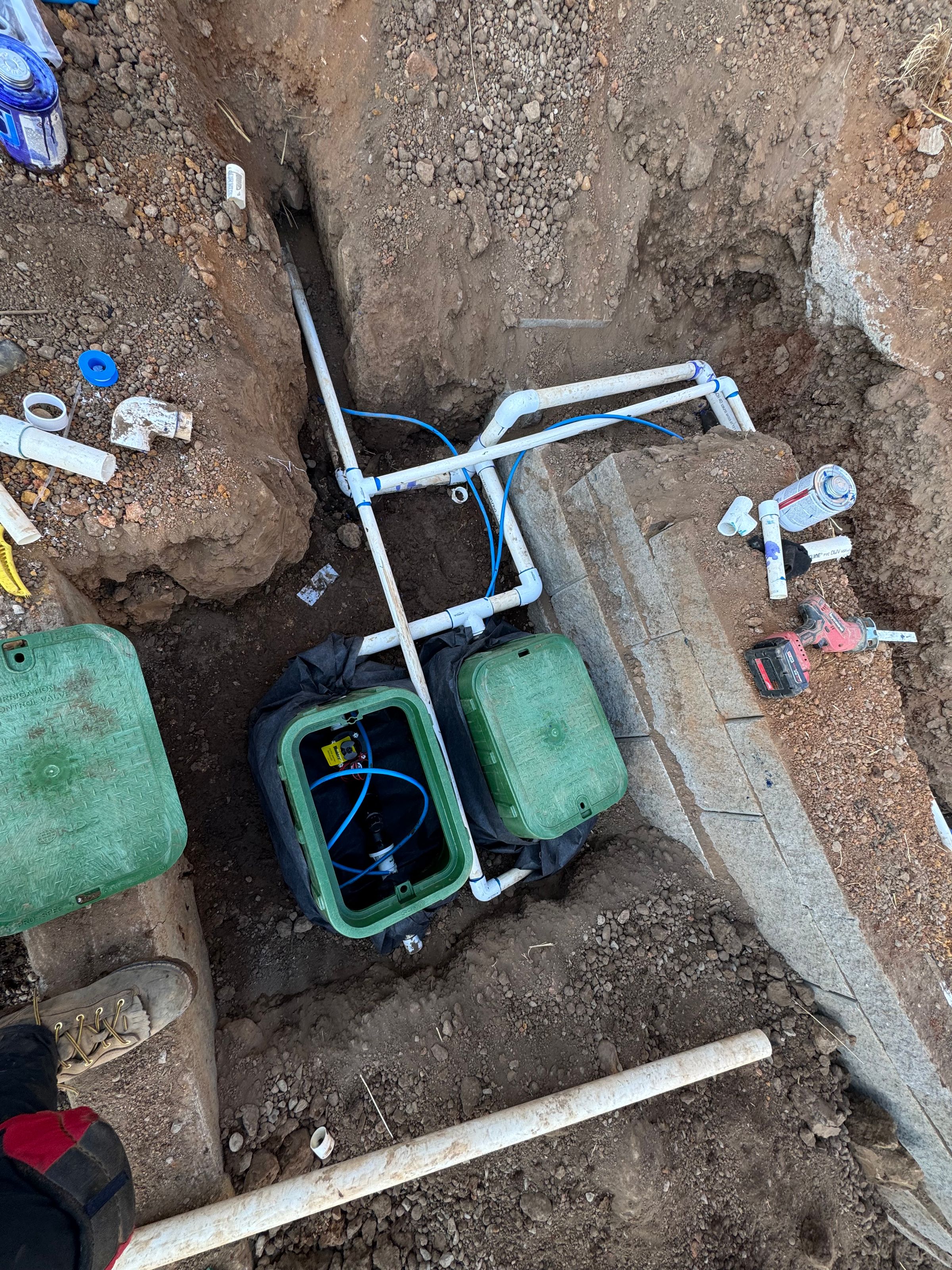 Installation of new valve 