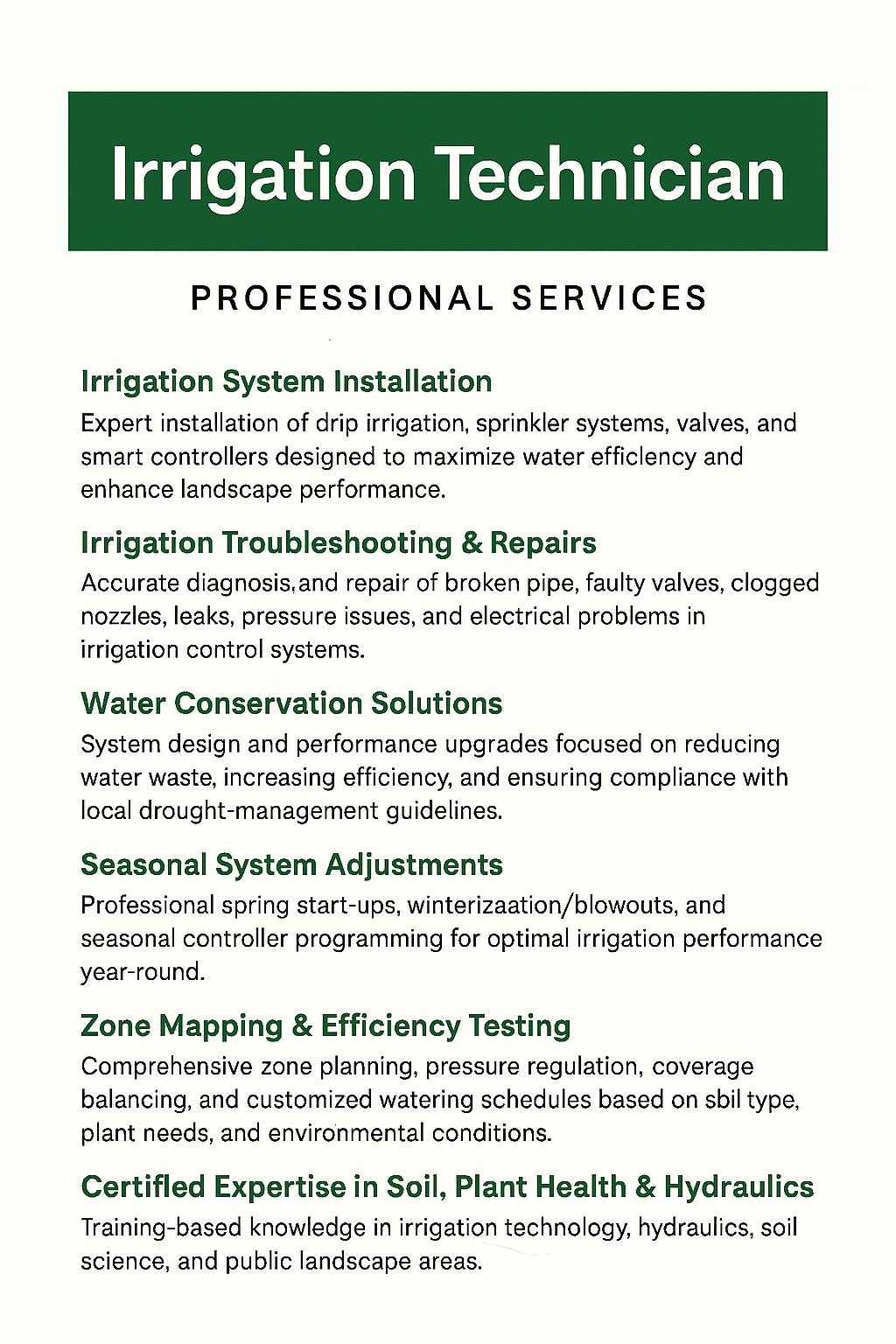 Irrigation & Landscape, Backflow Tester.'s image