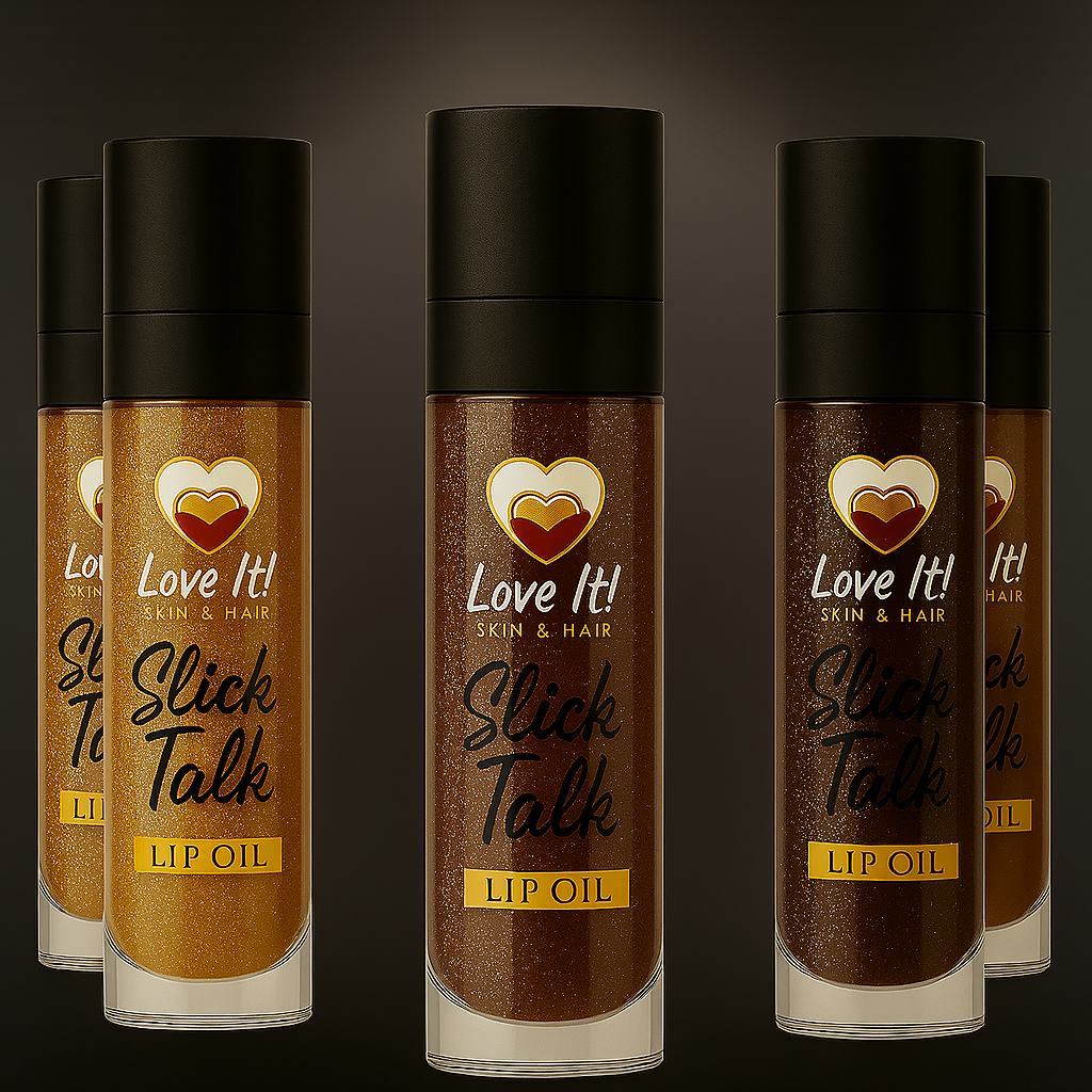 Glossy hydration powered by oils and attitude.