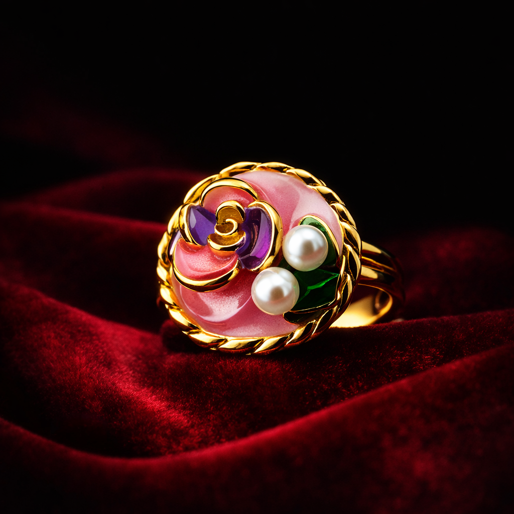 You feel like a princess when you look at your hands, just like your heart.