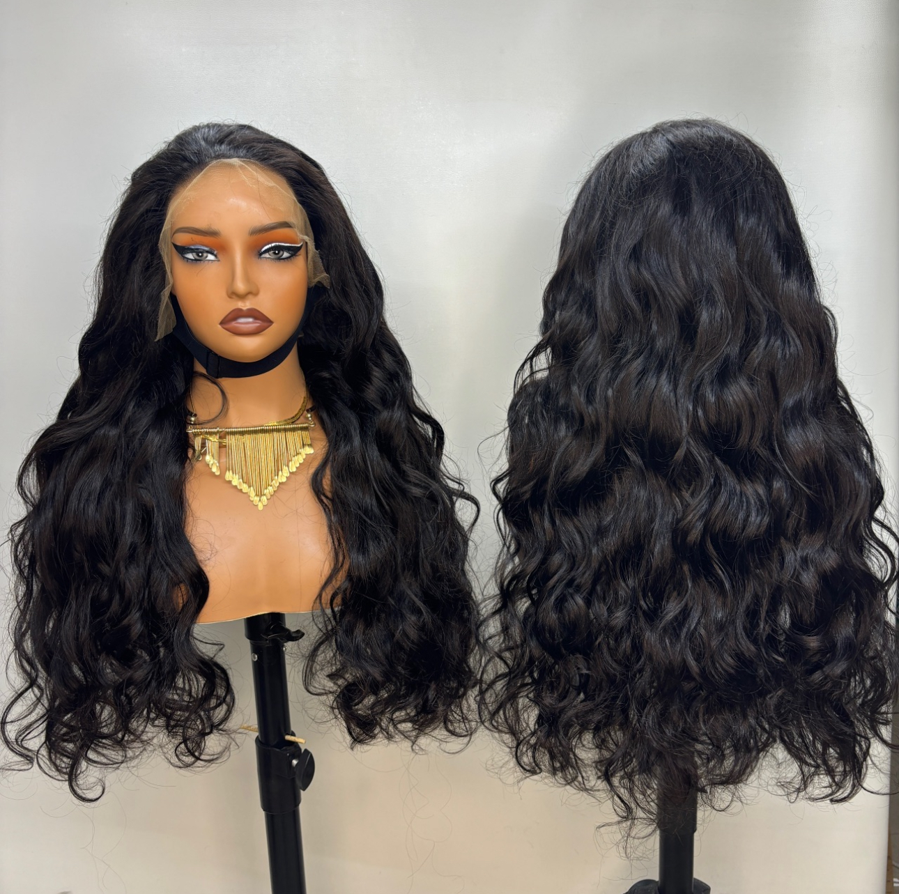 13X6 HD Lace Front Wig 30 inches Natural Color SDD Quality Body Wave