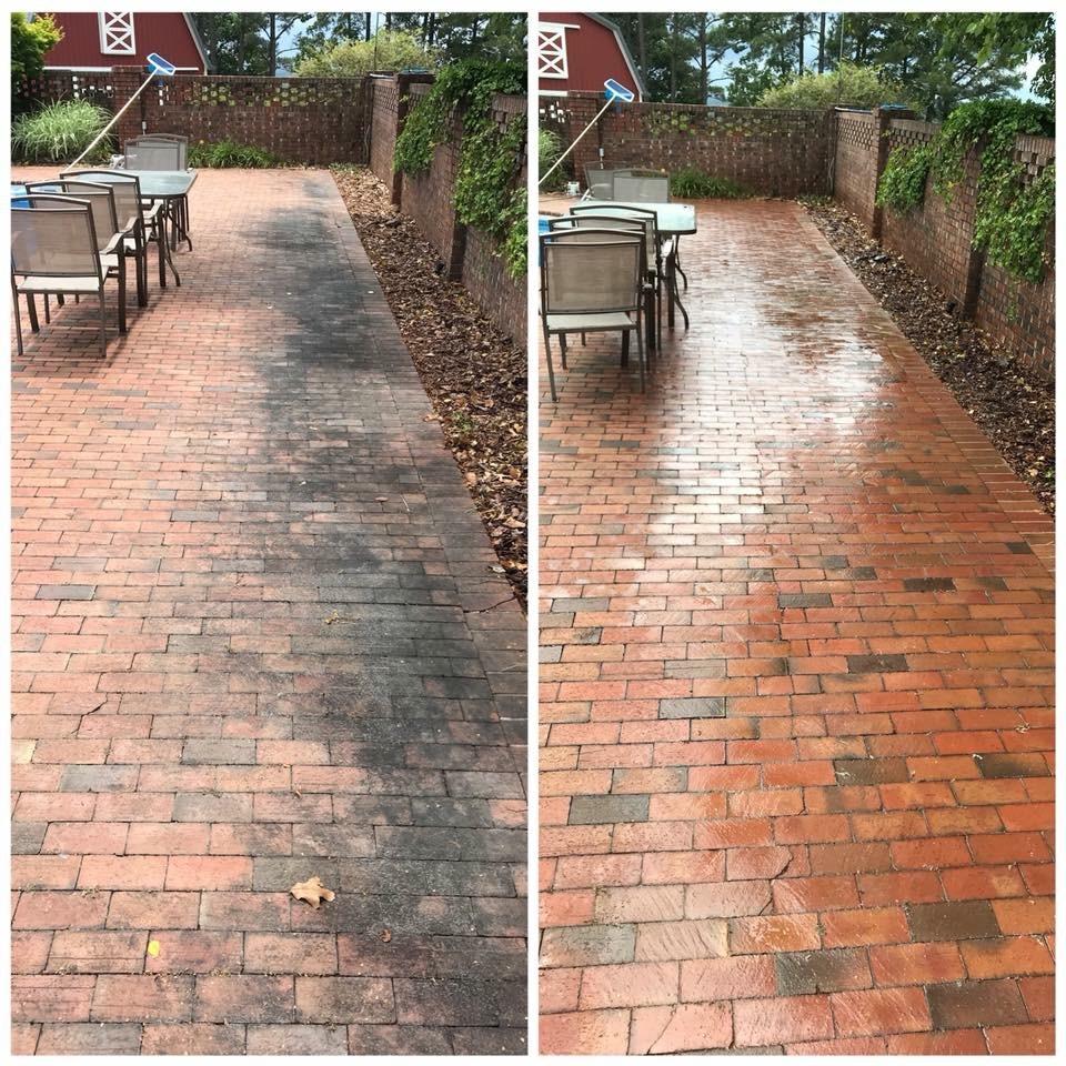 Brick patio