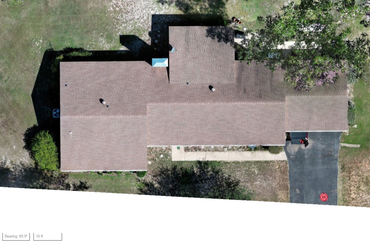 2D photogrammetry mapping roof