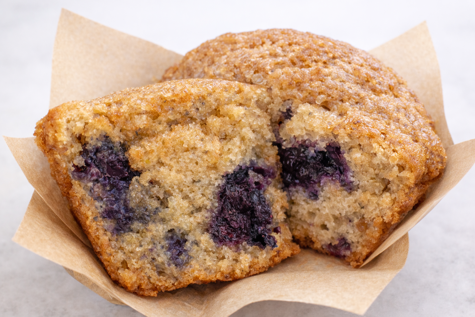 Lemon blueberry muffin 