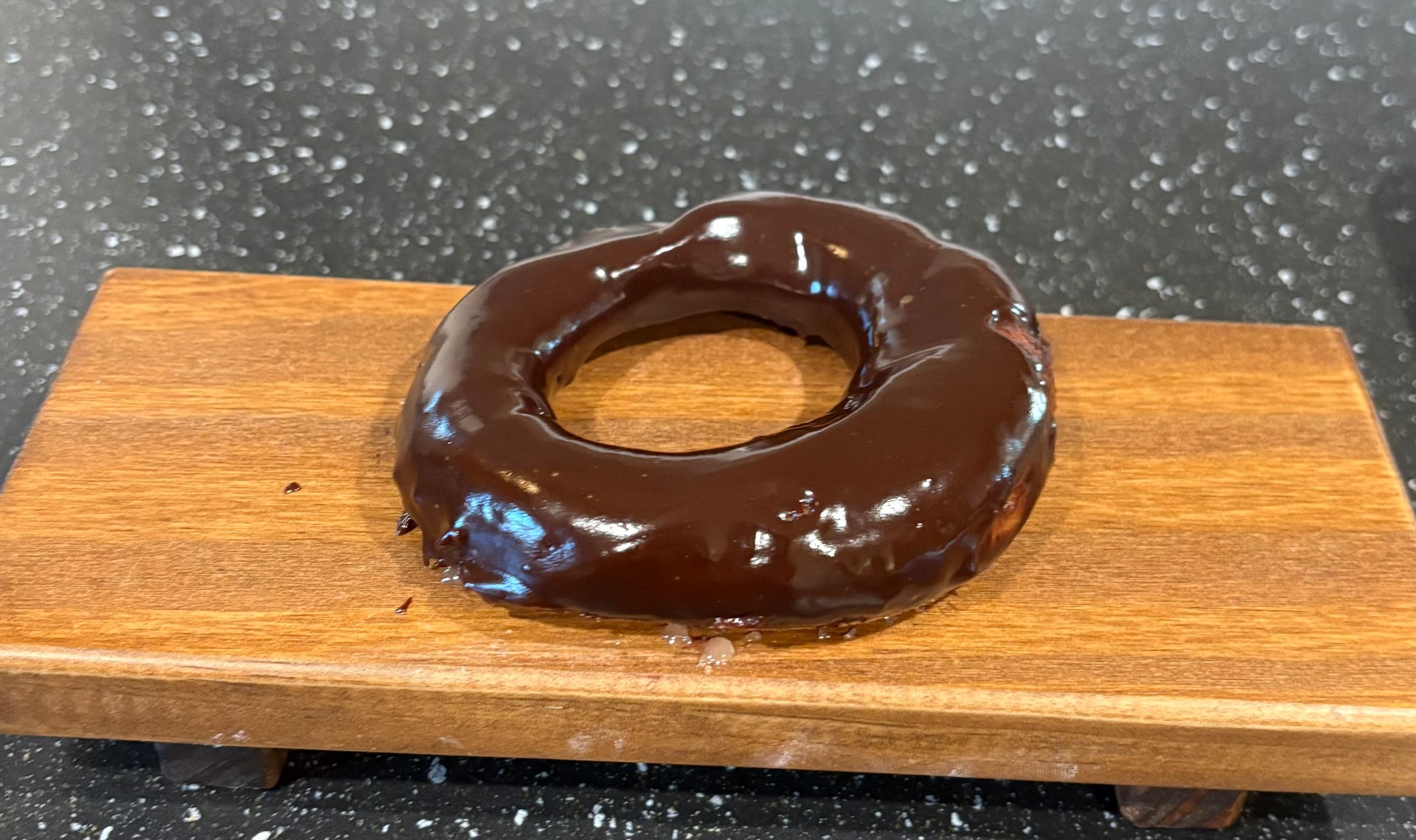 Chocolate dip donut