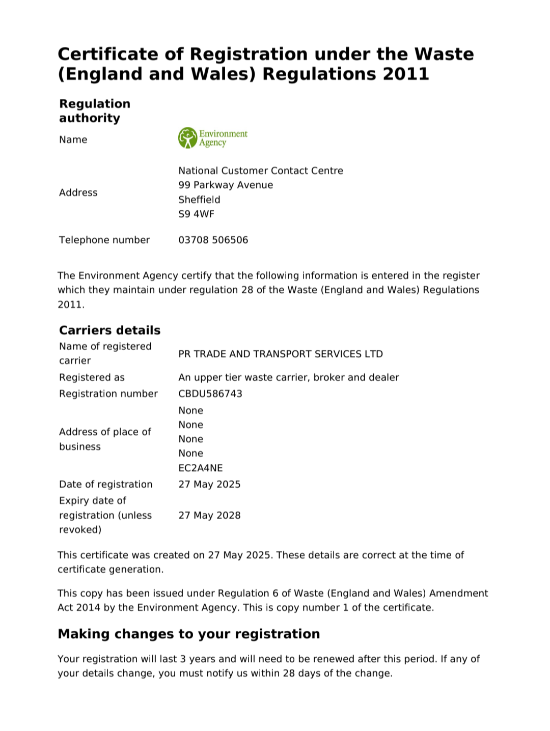 PR Trade And Transport Services's image