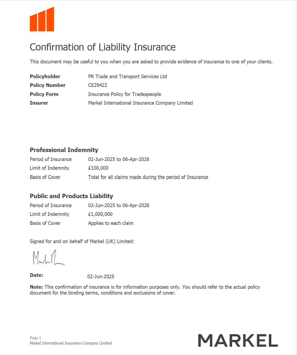 PR Trade And Transport Services's image