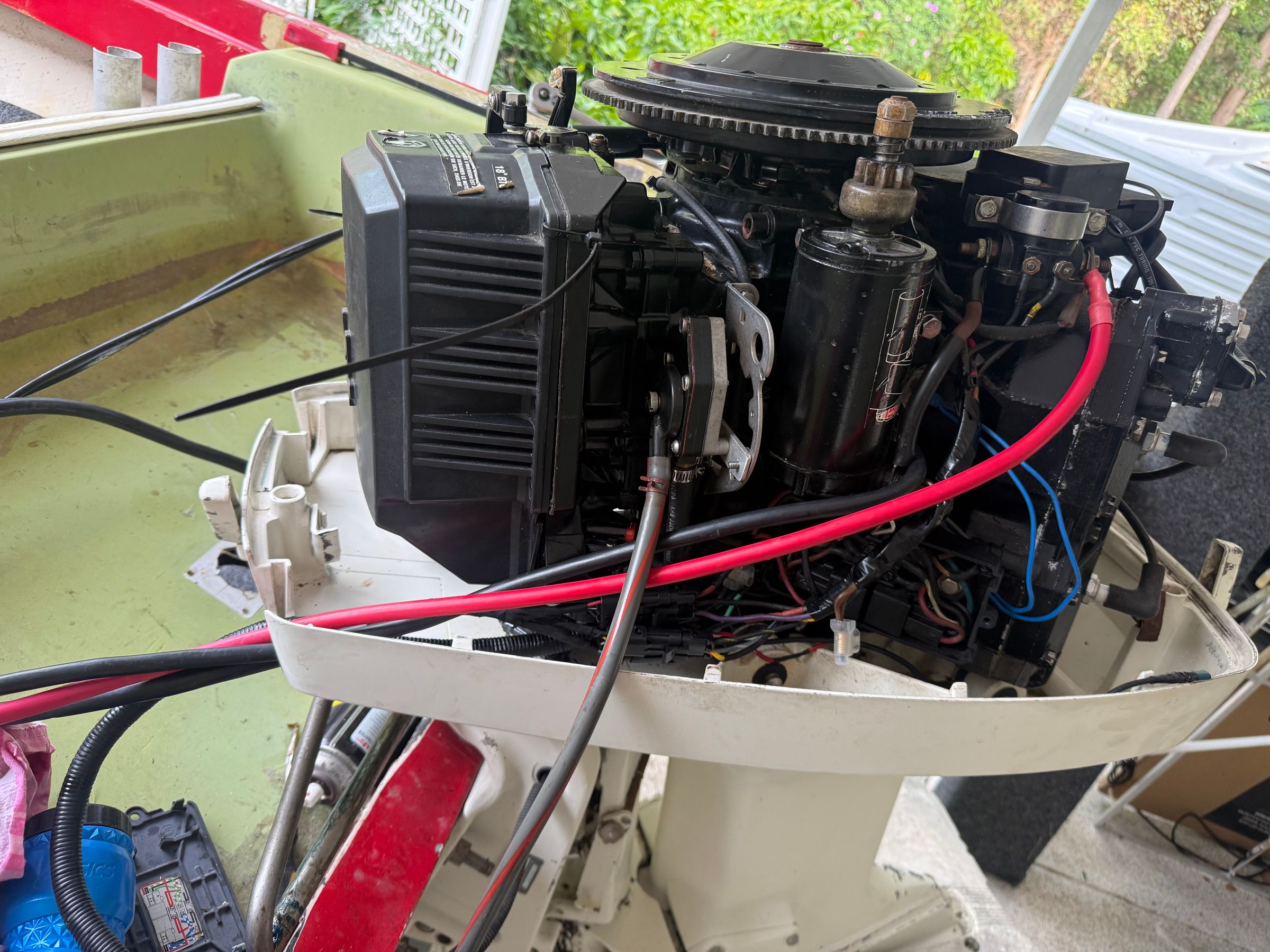 out-board rewire to suit modern controller 