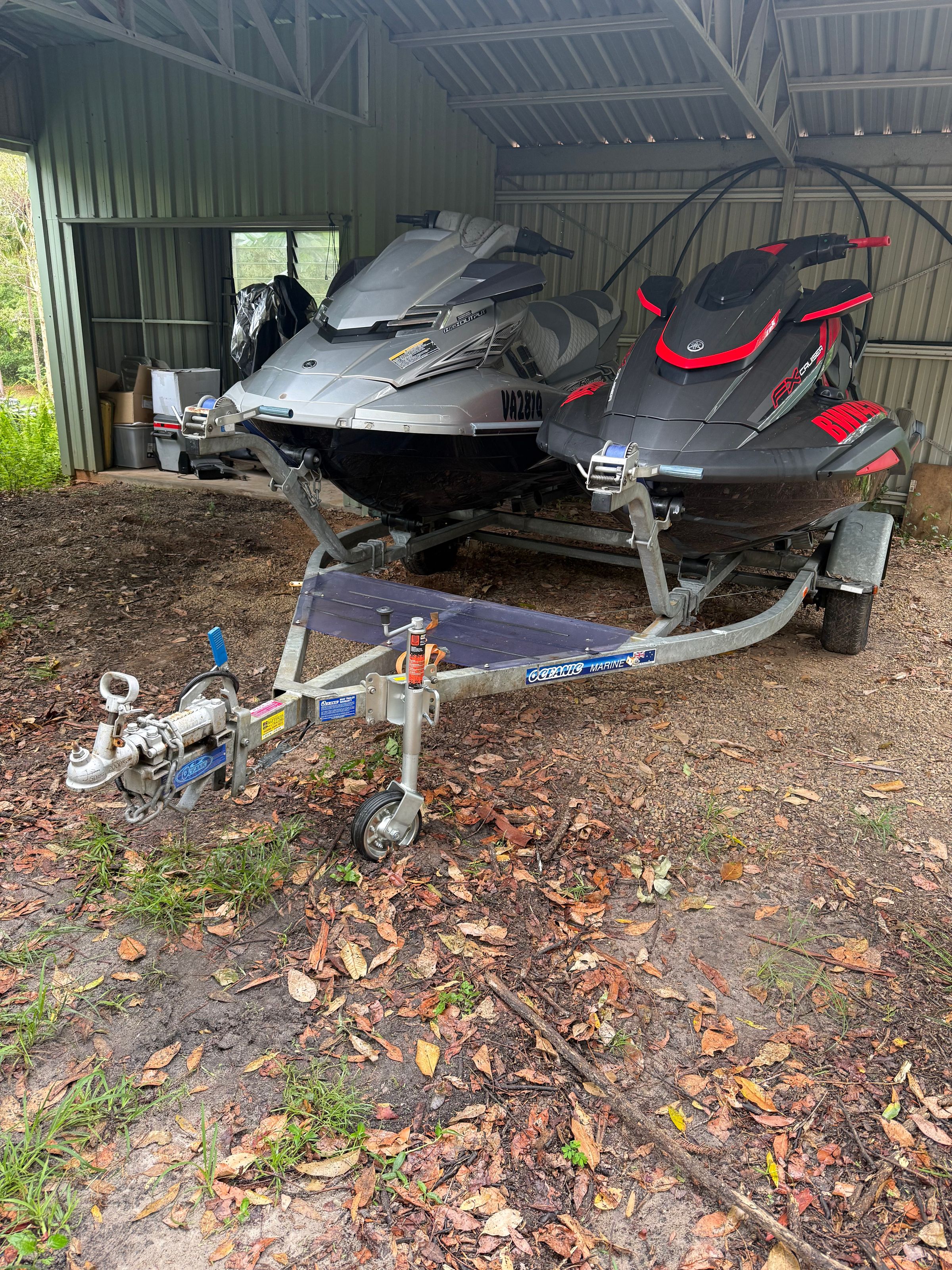 dual jetski trailer handbrake cable