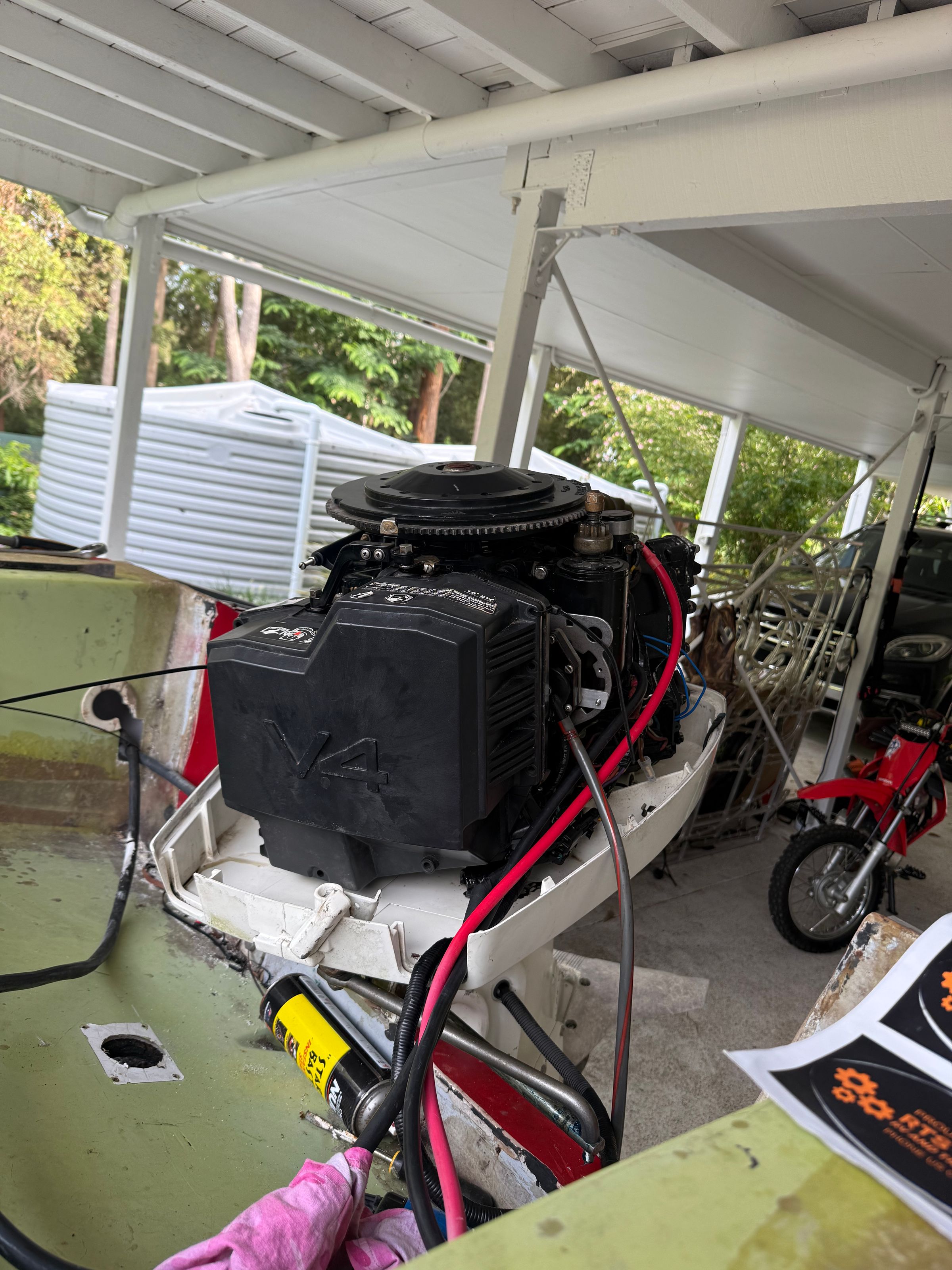 out-board rewire to suit modern controller 