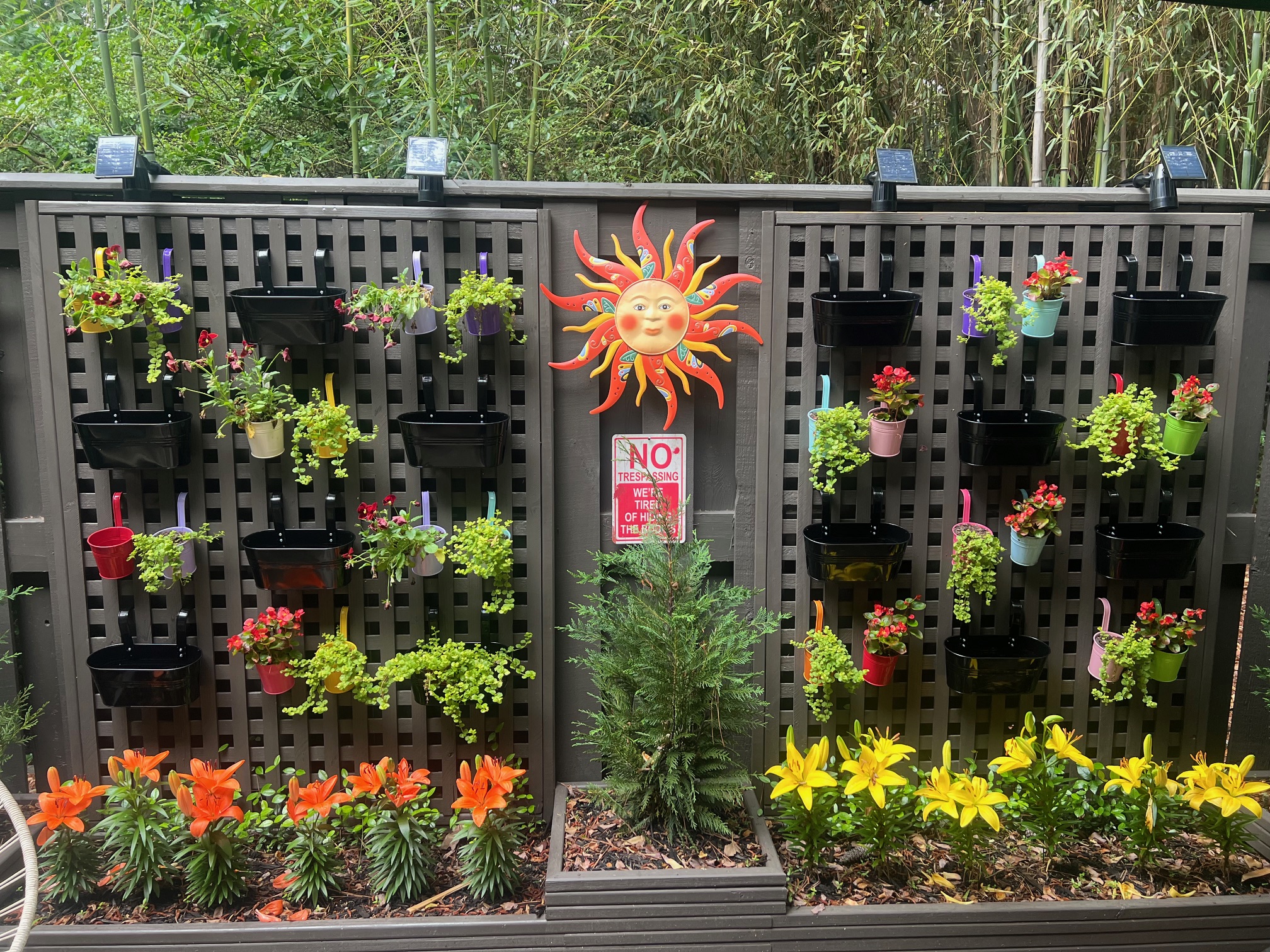 Custom Planter and Trellis 1