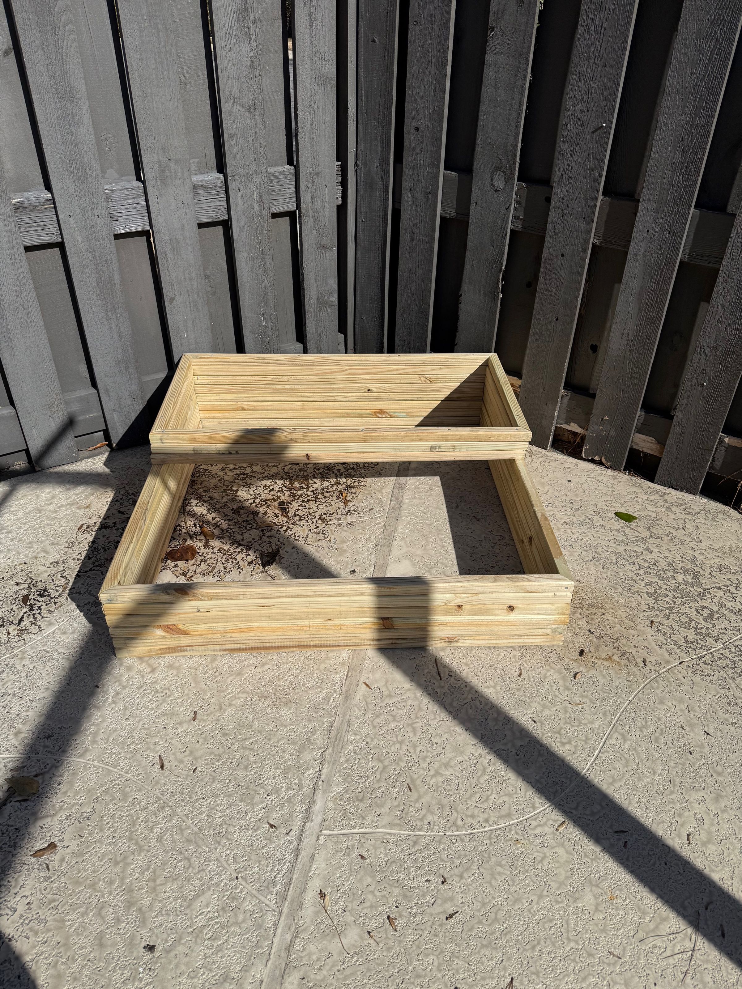 Custom Bi-Level Planter