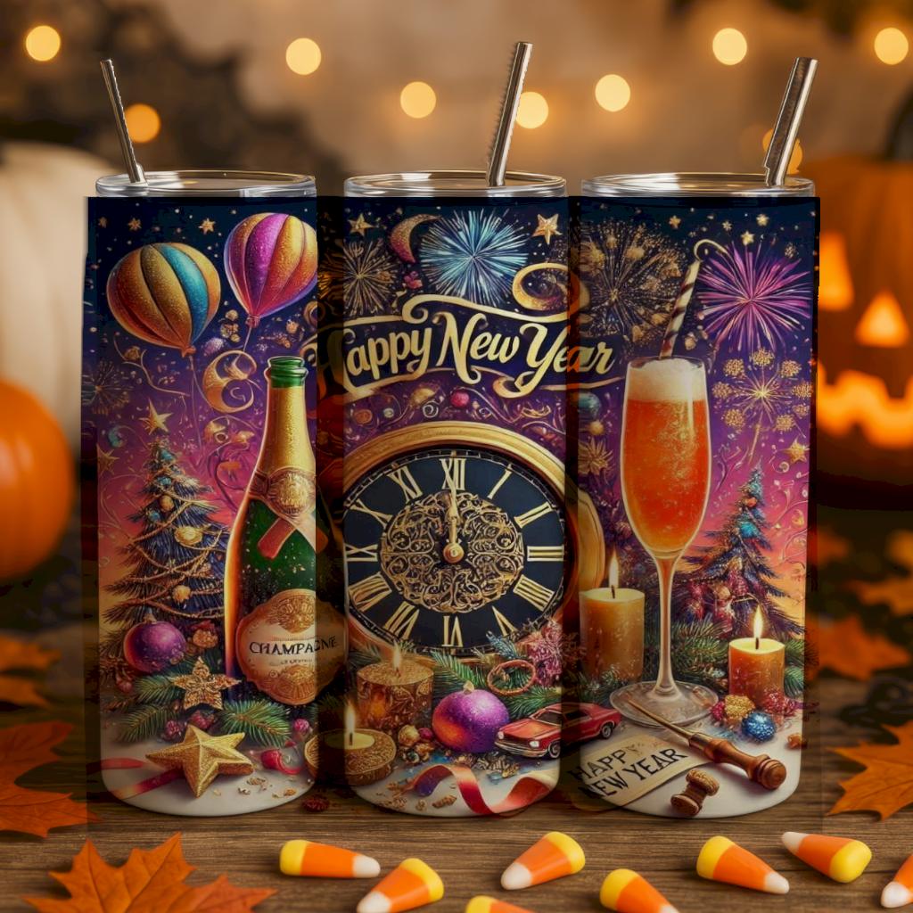 Happy New Year Tumbler