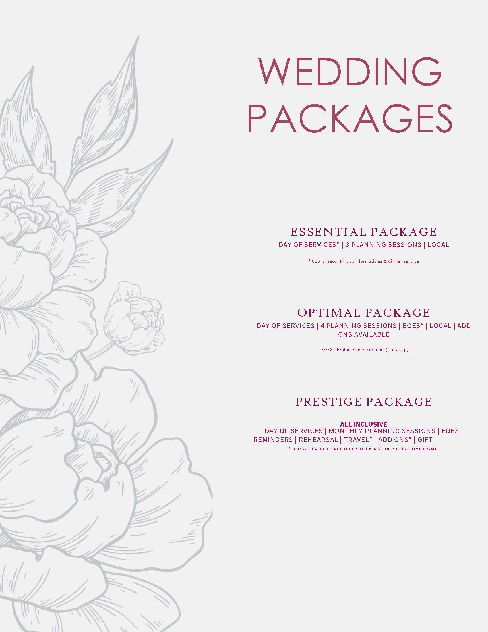 Wedding Packages