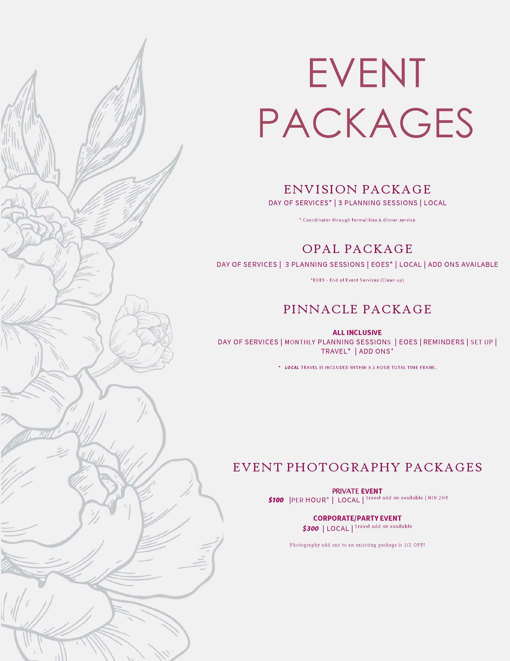 Event Packages