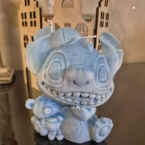 Stitch en bougies et je peux le réaliser en poudre de résine 17,50€