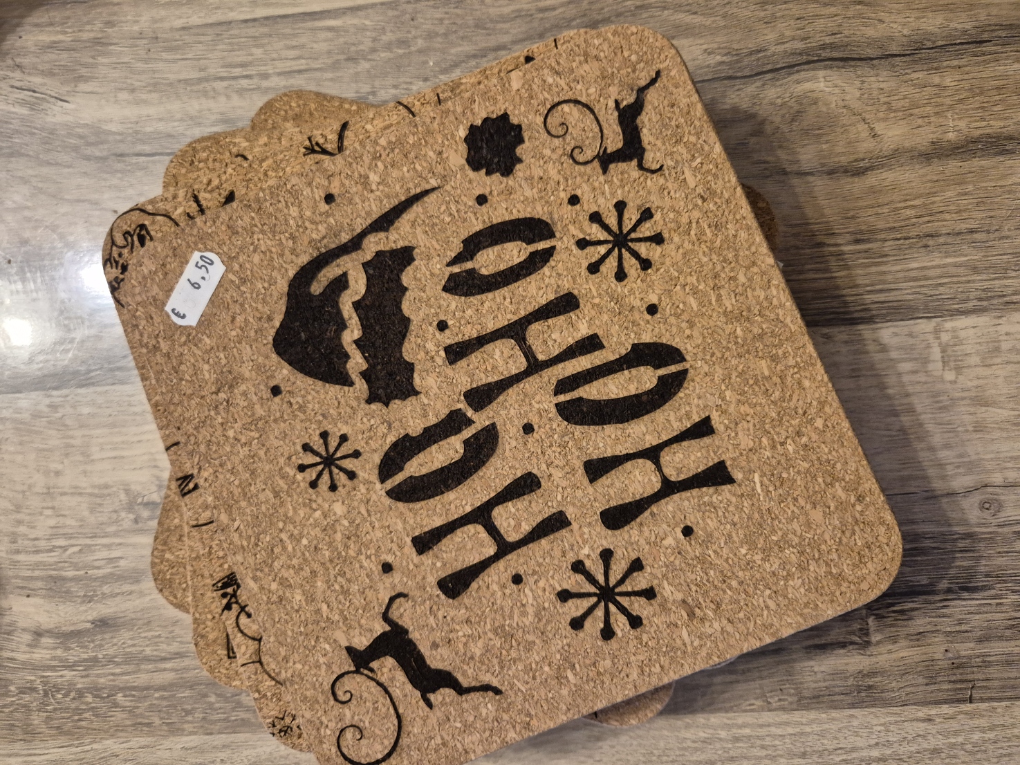 Dessous table en liège 6€