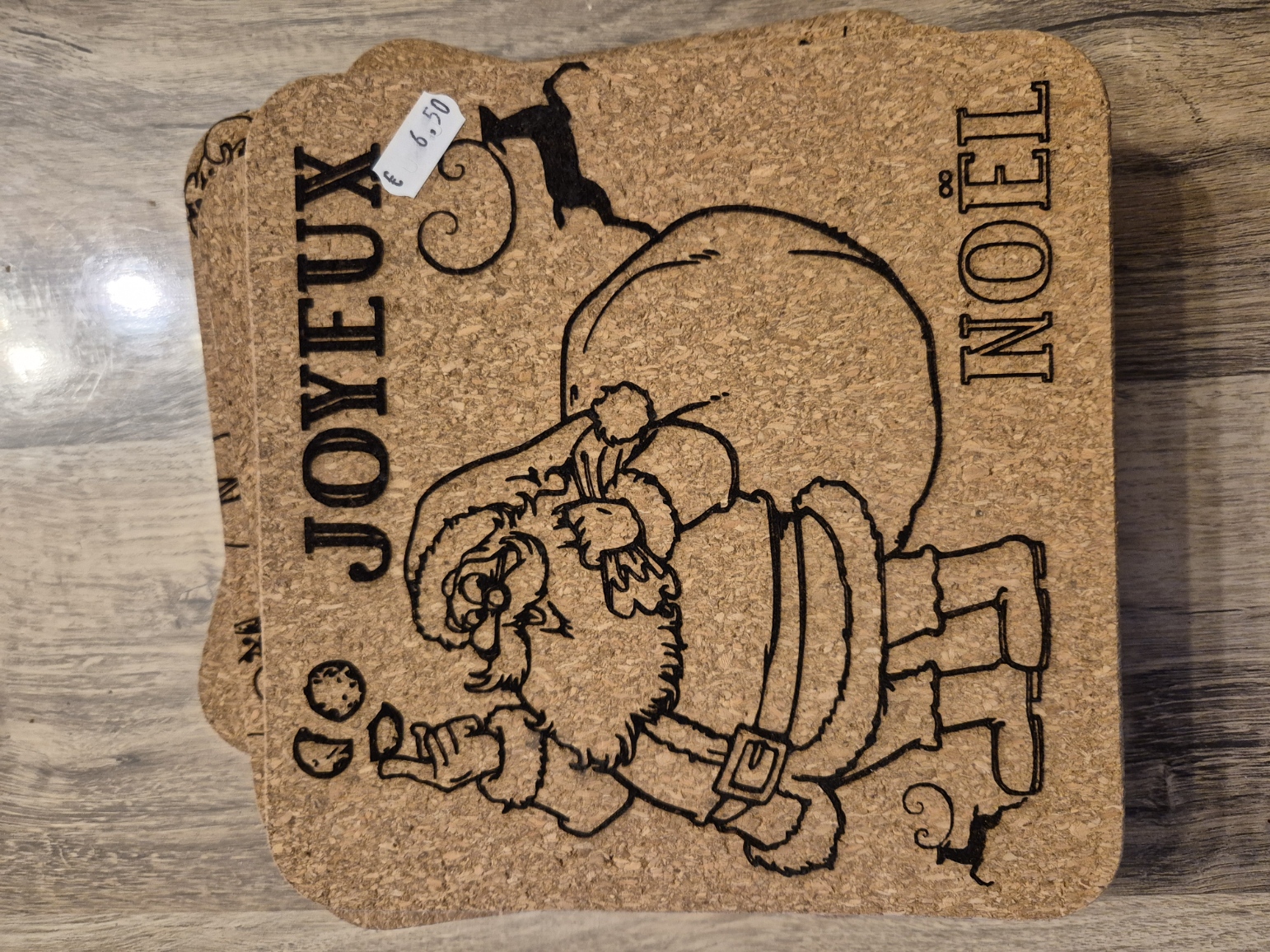 Dessous table en liège 6€