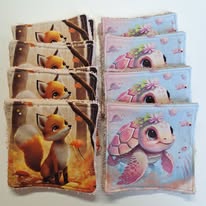 Séries de 8 lingettes 12,50€