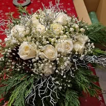 Montage fleurs coupées pour mariage