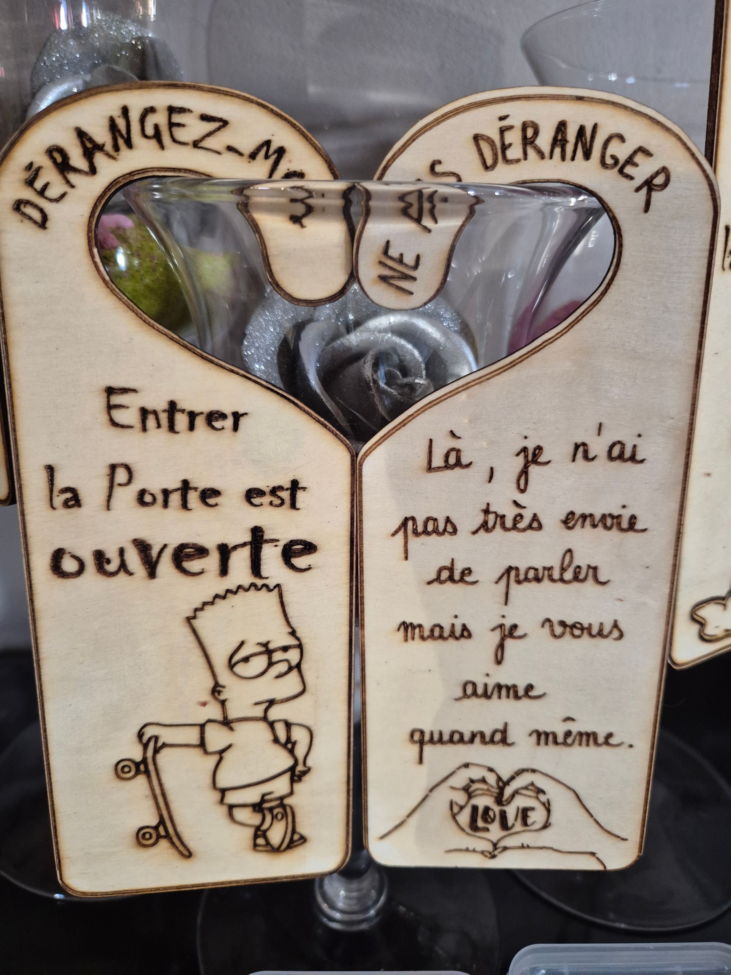 Plaque porte chambre