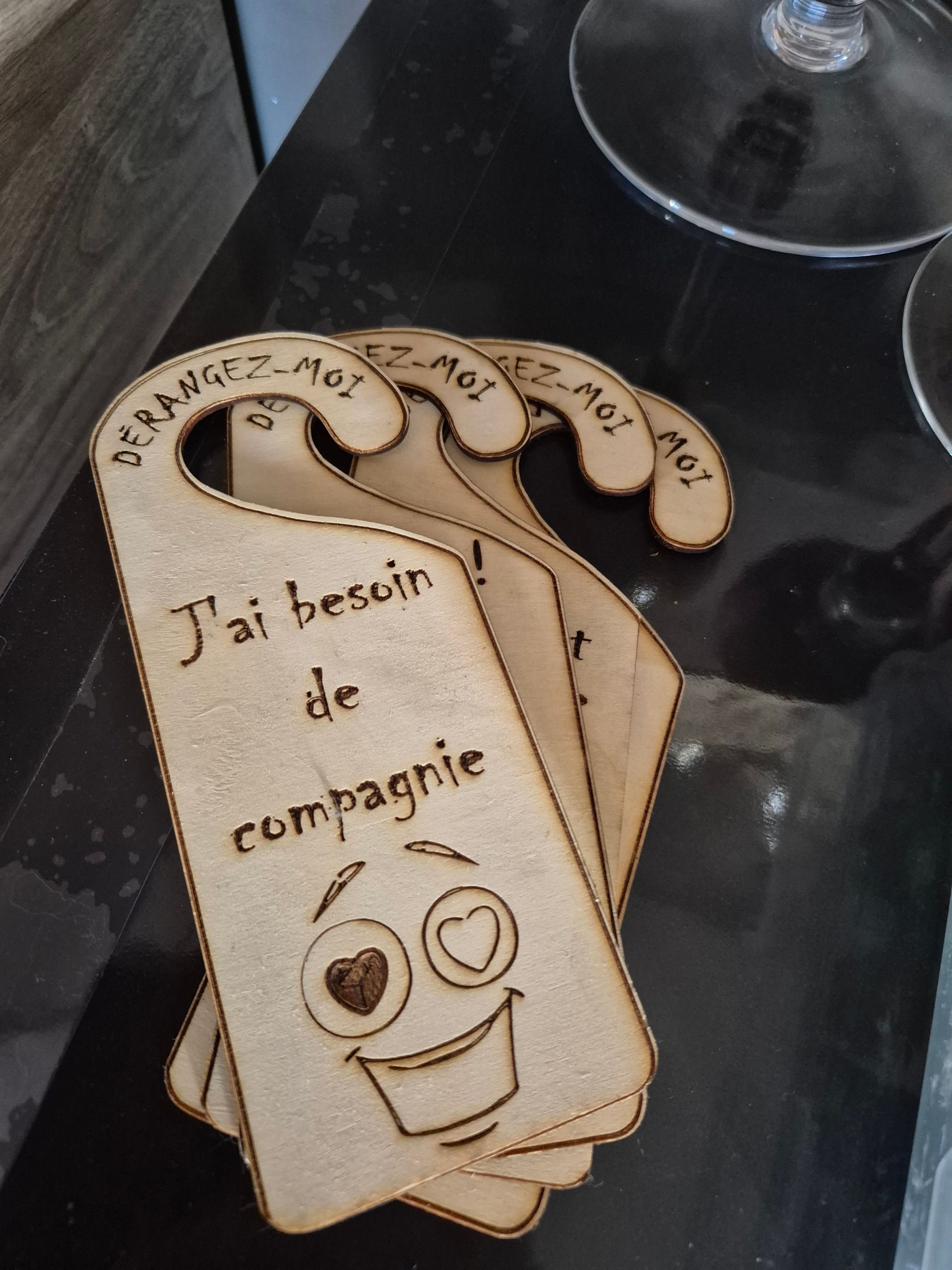 Plaque porte chambre