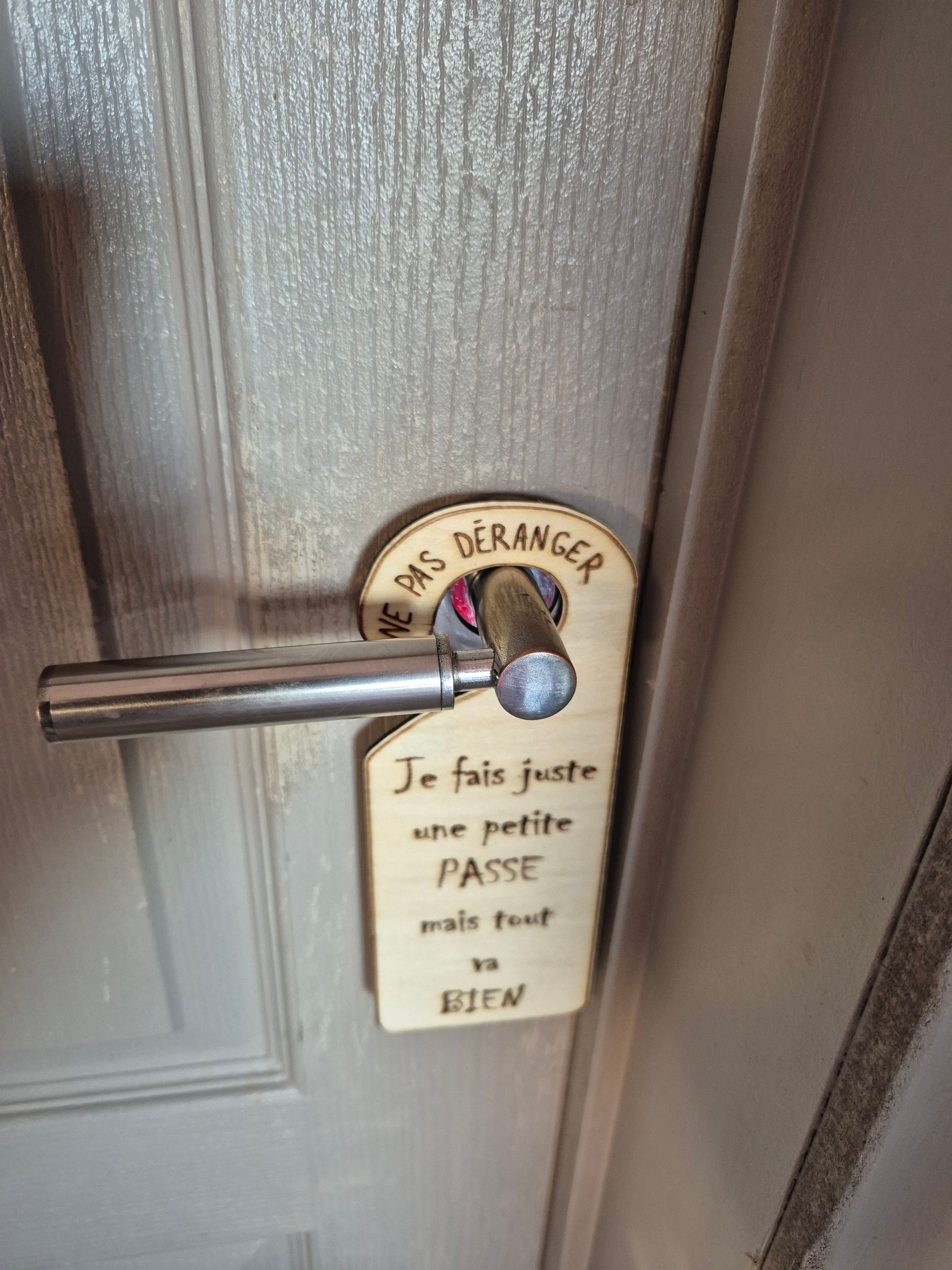 Plaque porte chambre