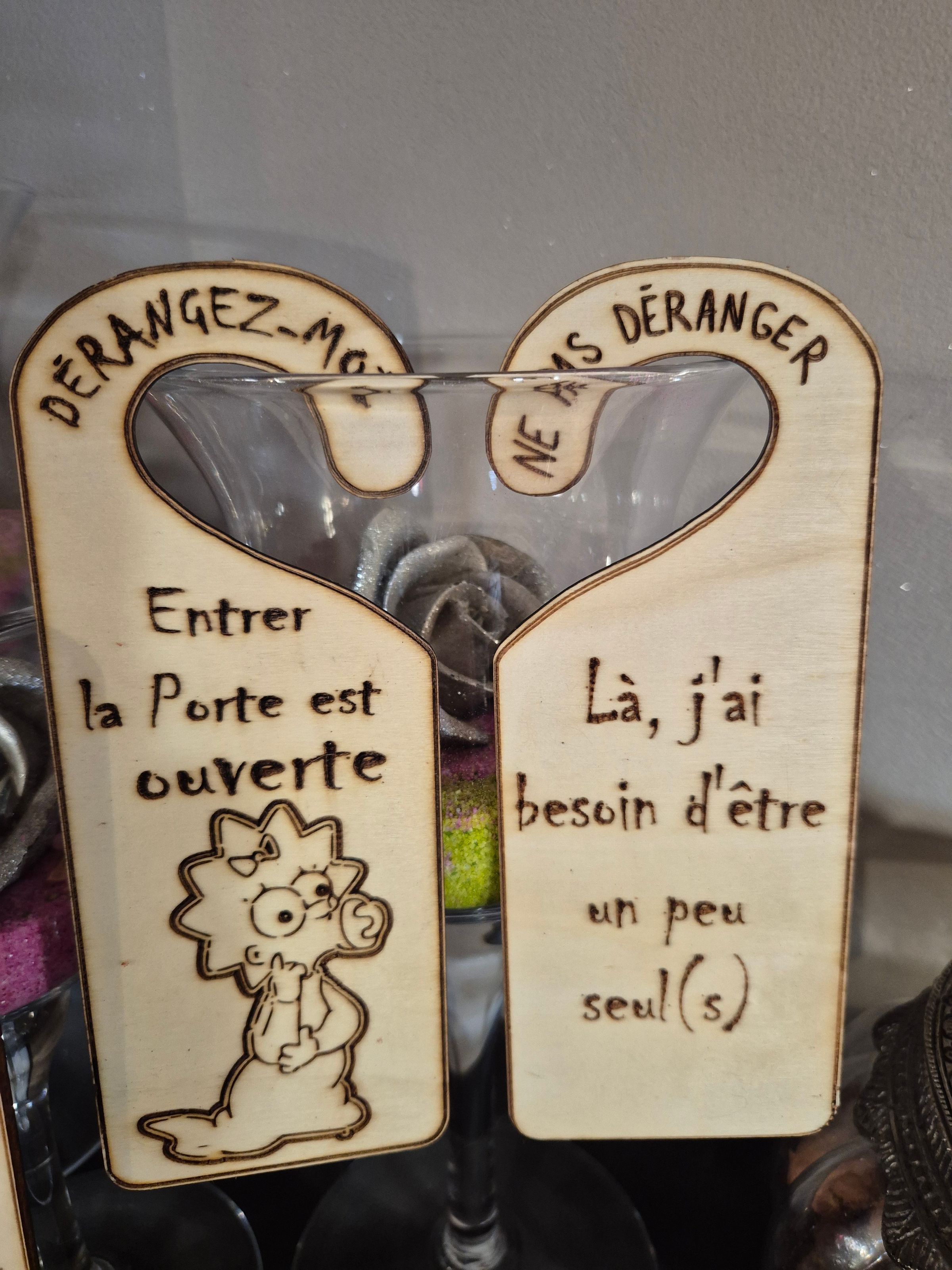 Plaque porte chambre