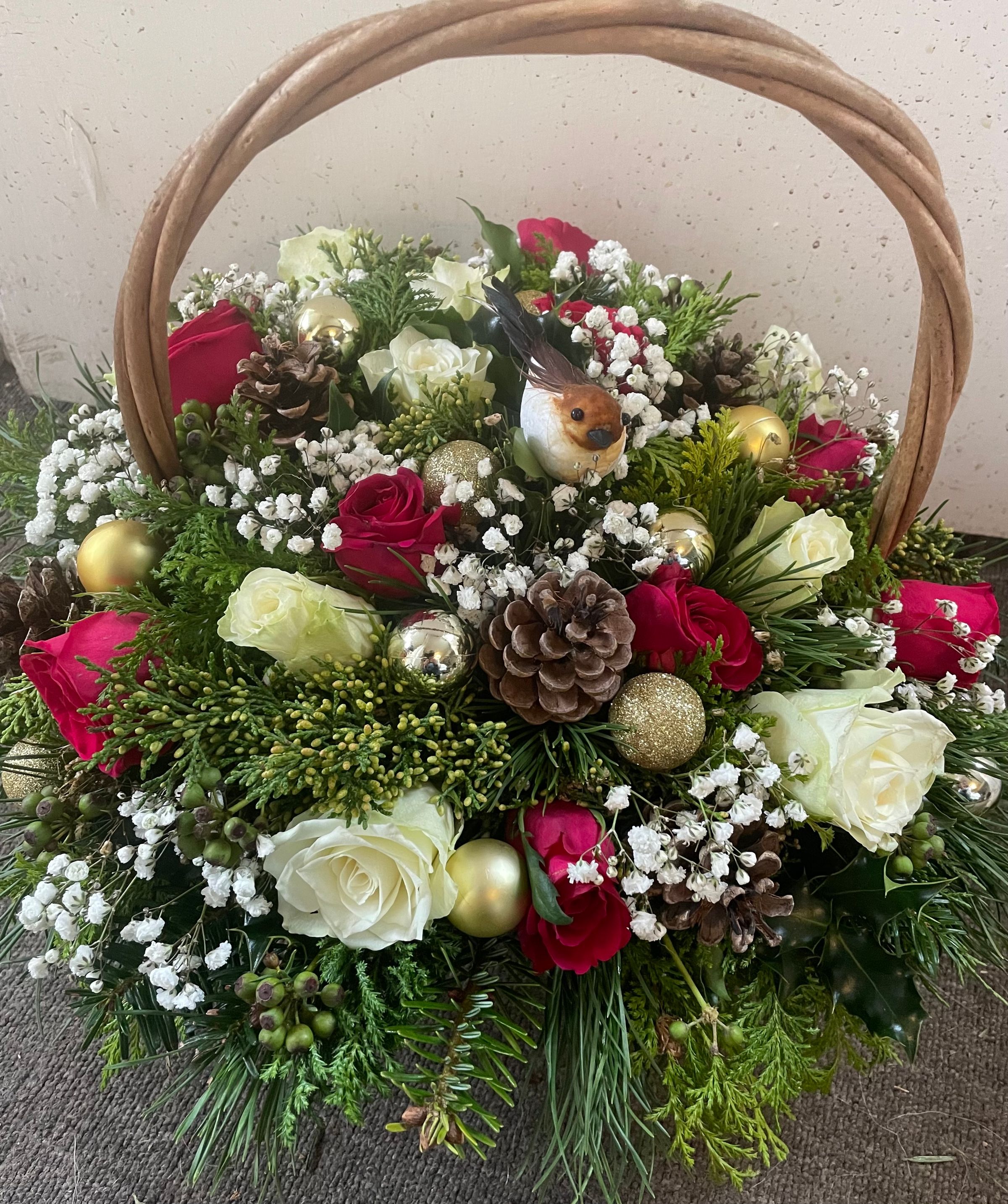 Large Christmas basket £55
