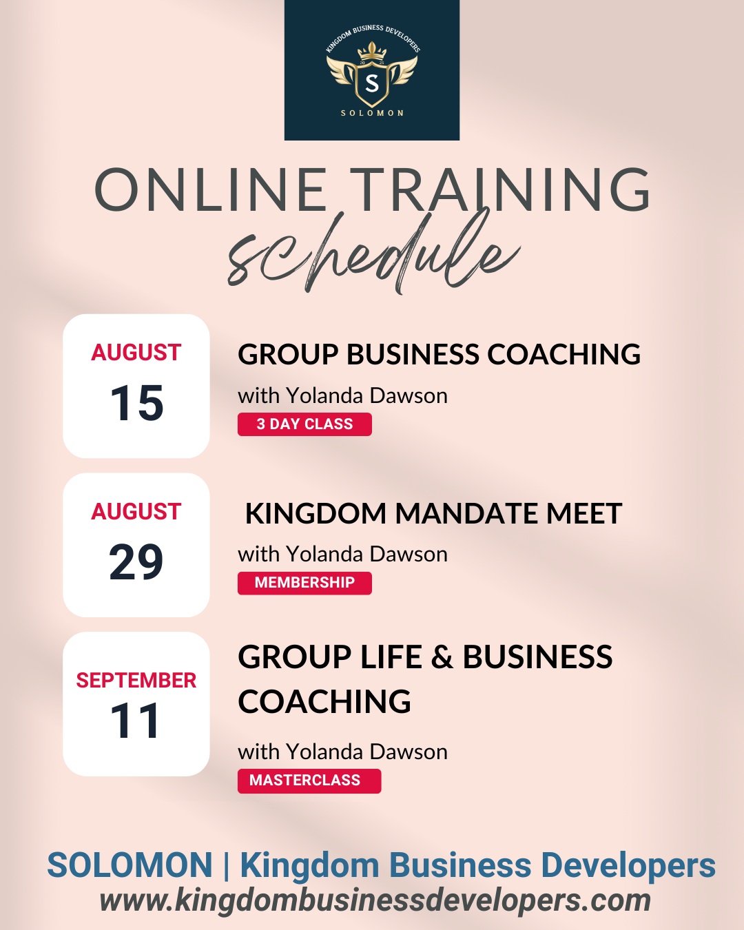 SOLOMON | Kingdom Business Developers's image