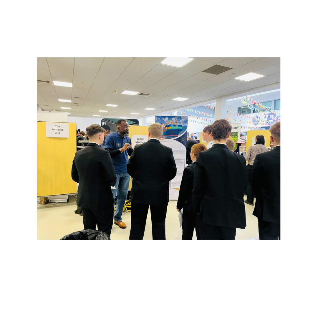 Bollard Maritime Career Fair. Location:Kingswood Secondary Academy, Corby, United Kingdom