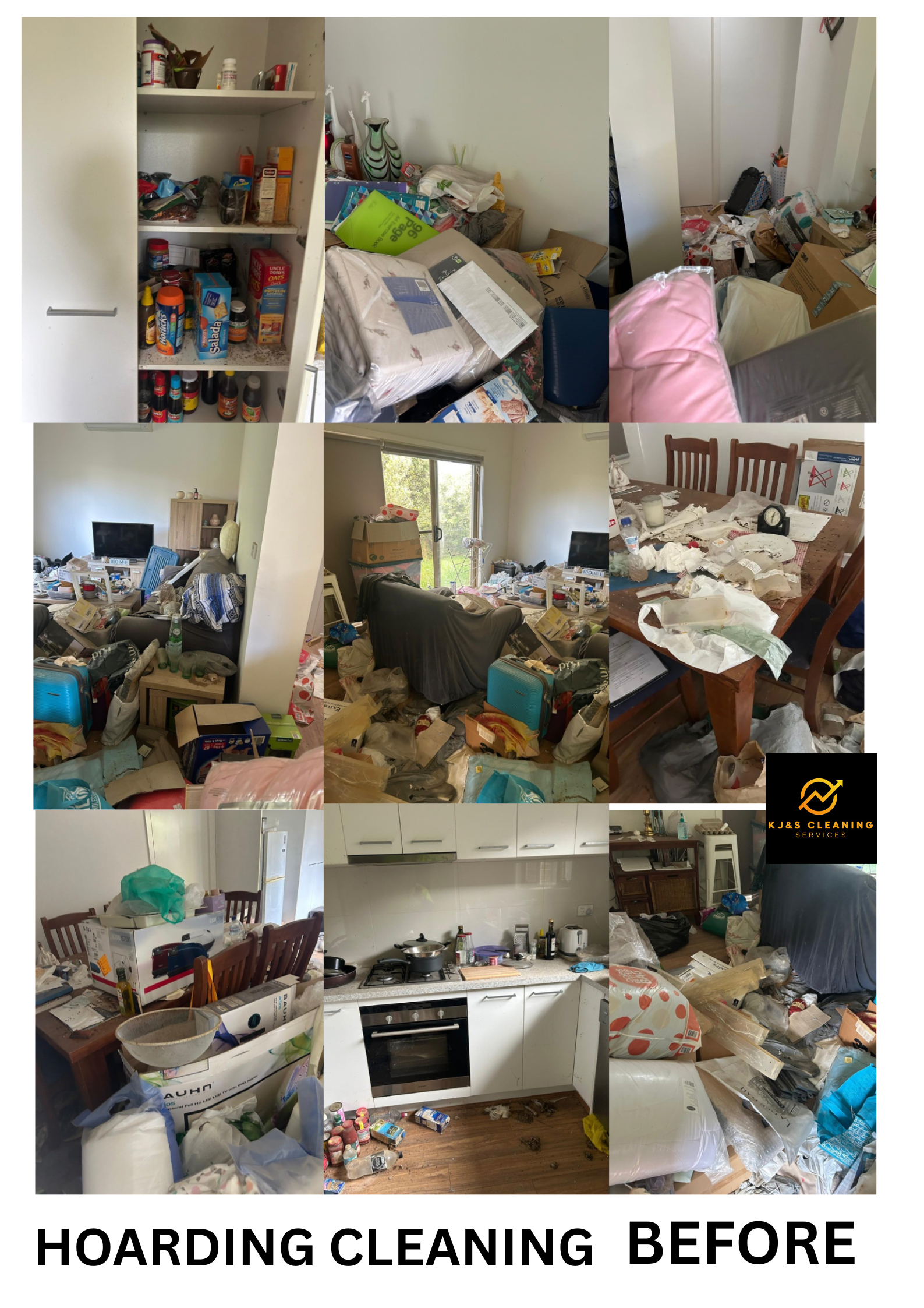 HOARDING CLEANING BEFORE