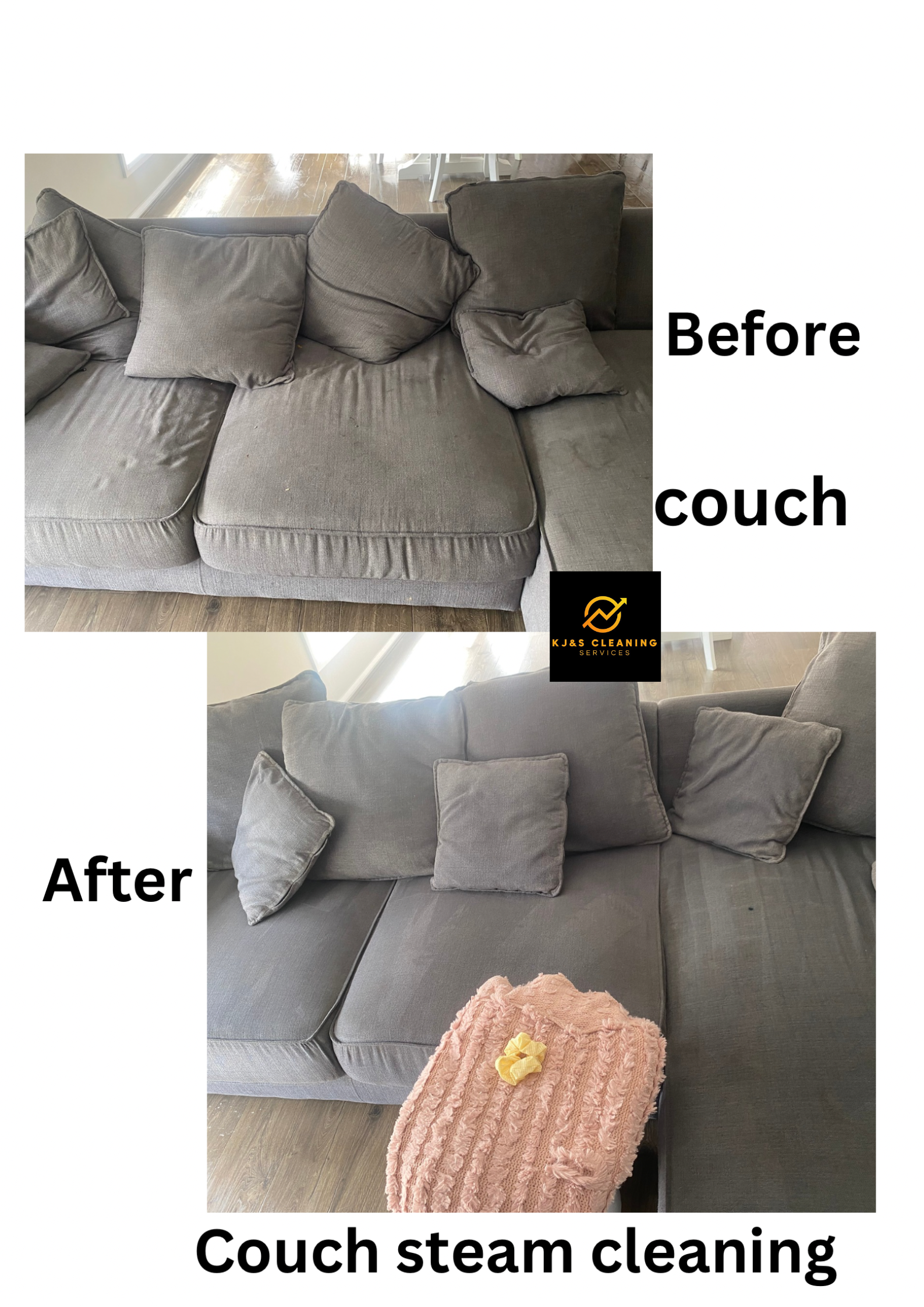 COUCH STEAM CLEANING