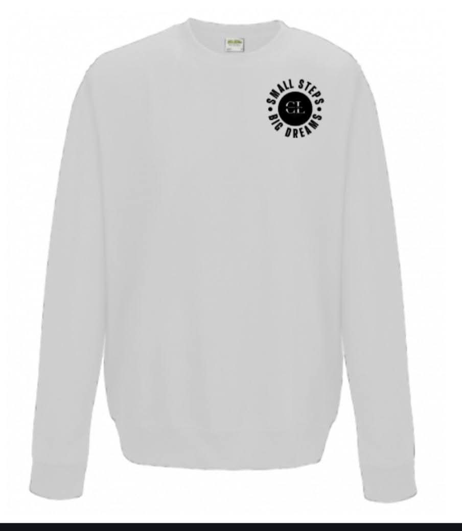 Unisex White sweatshirt £27