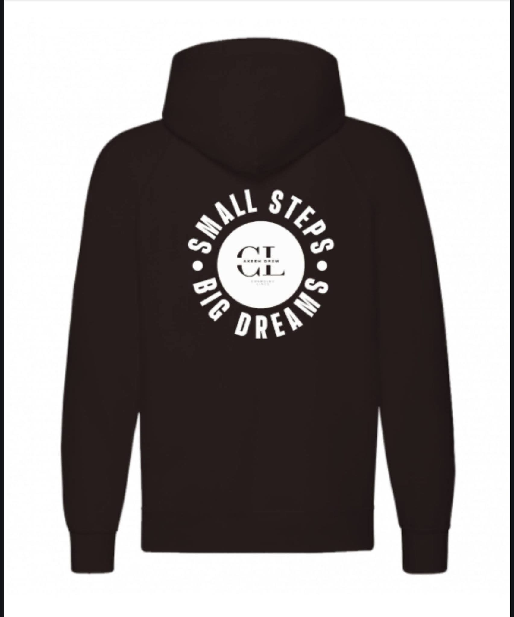 Unisex Black Hoodie the back £35 