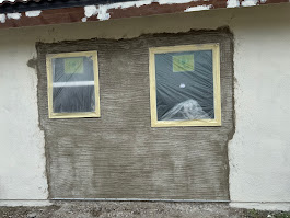 Huntington Beach windows / scratch coat 