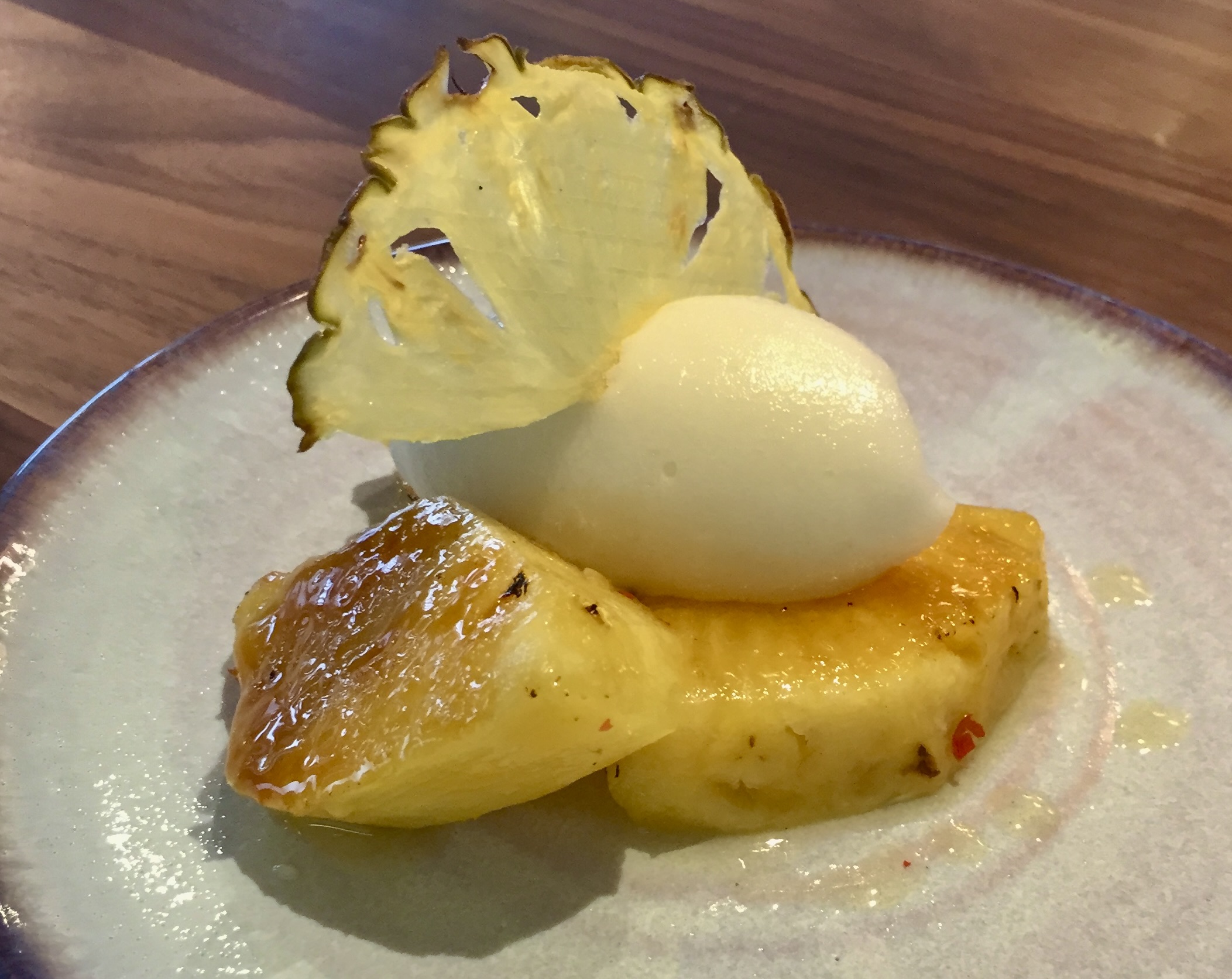 Salt baked Pineapple 