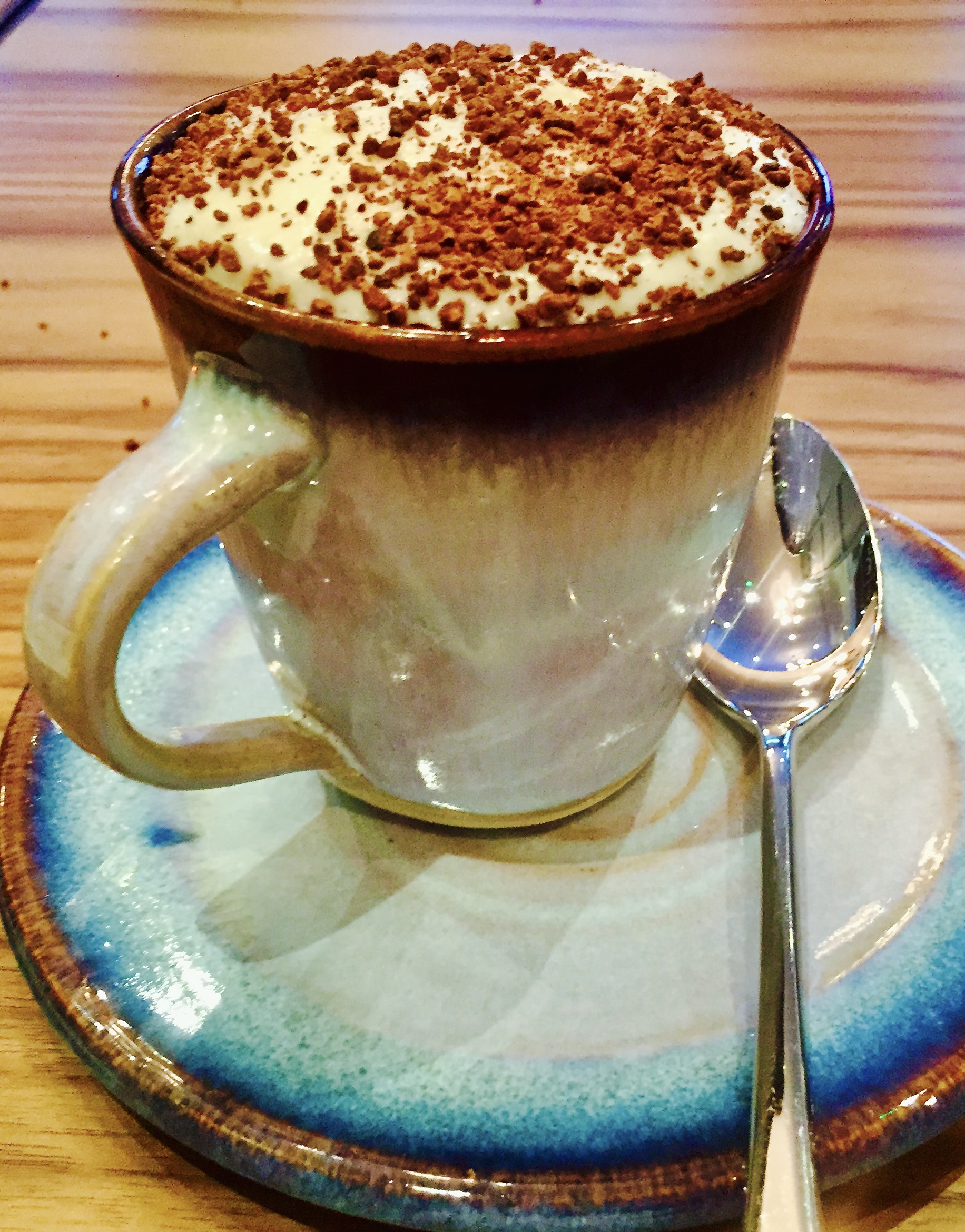 Chocolate, coffee cake, hazelnut mouse 