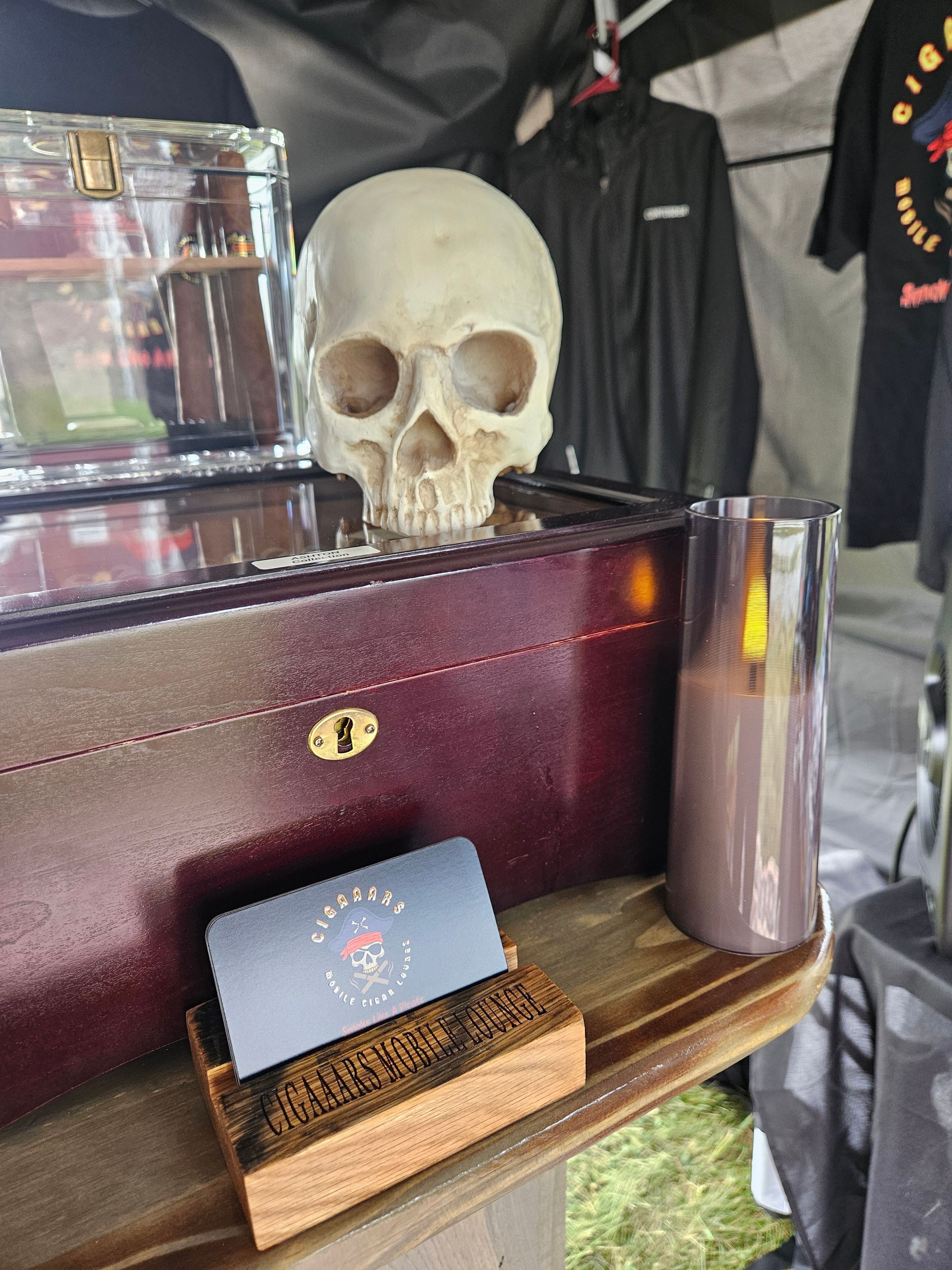 "Clyde" the skull!