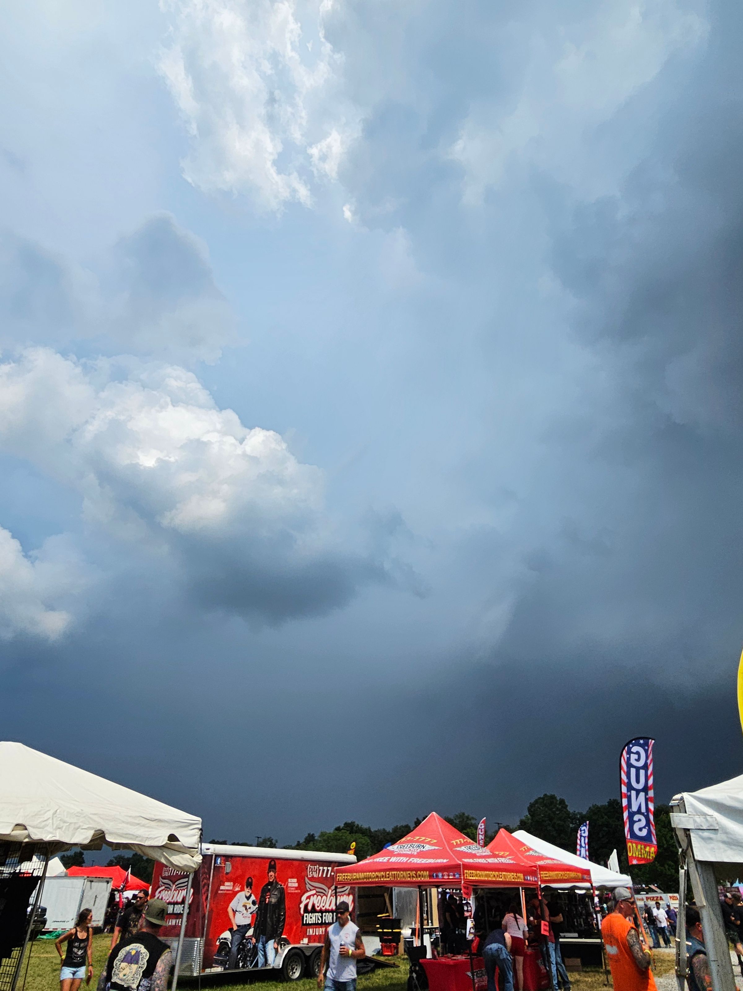 Storm was coming!