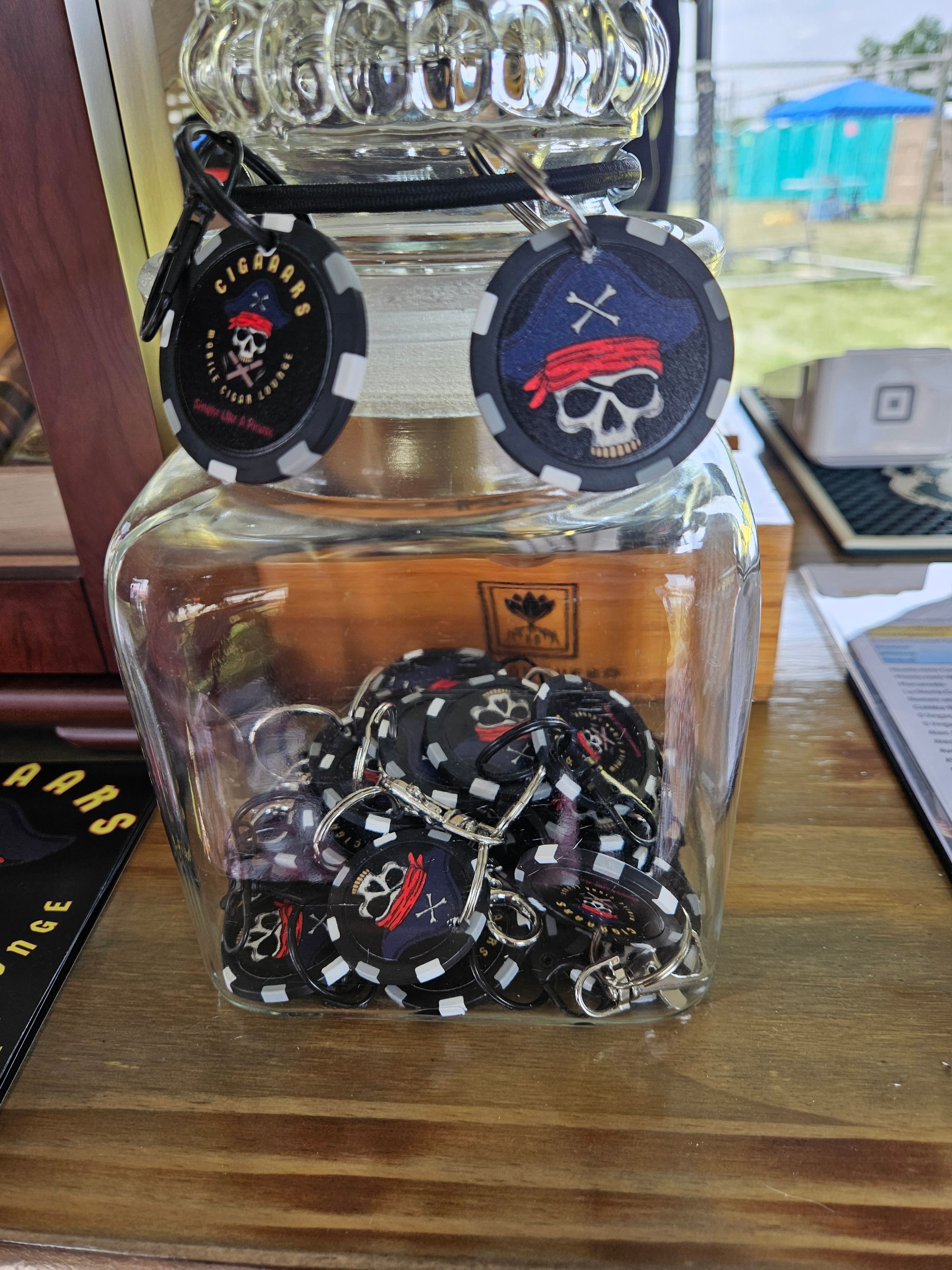 Poker Chip key rings for sale!