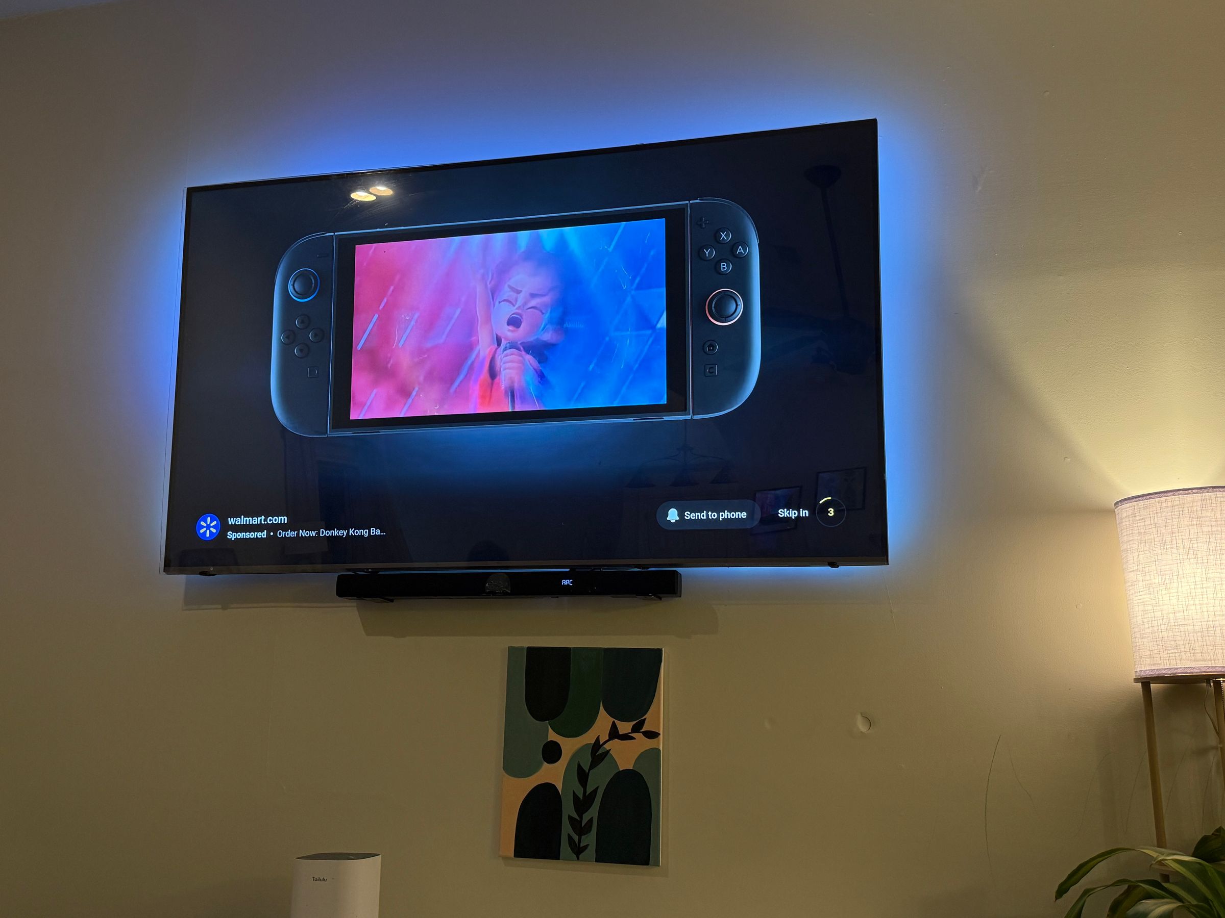 85" TV INSTALL/ IN-WALL CABLE MANAGEMANT SYSTEM