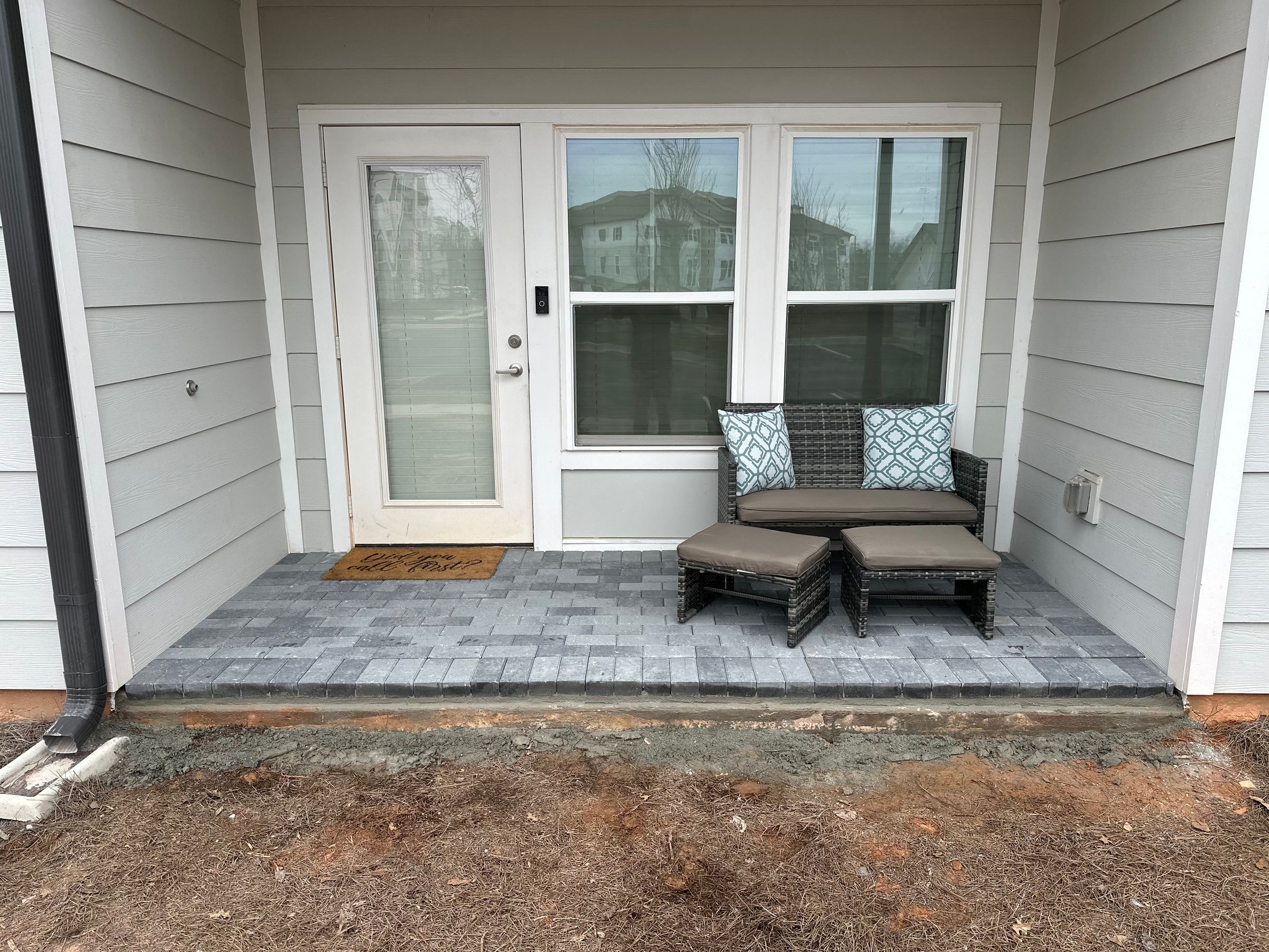 Paver porch