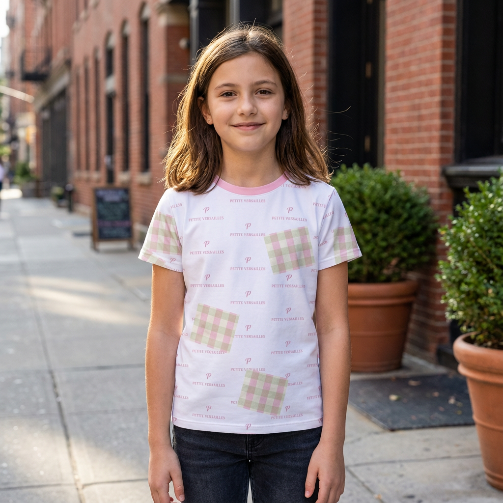 Beautifully crafted girls’ premium t-shirt from Petite Versailles