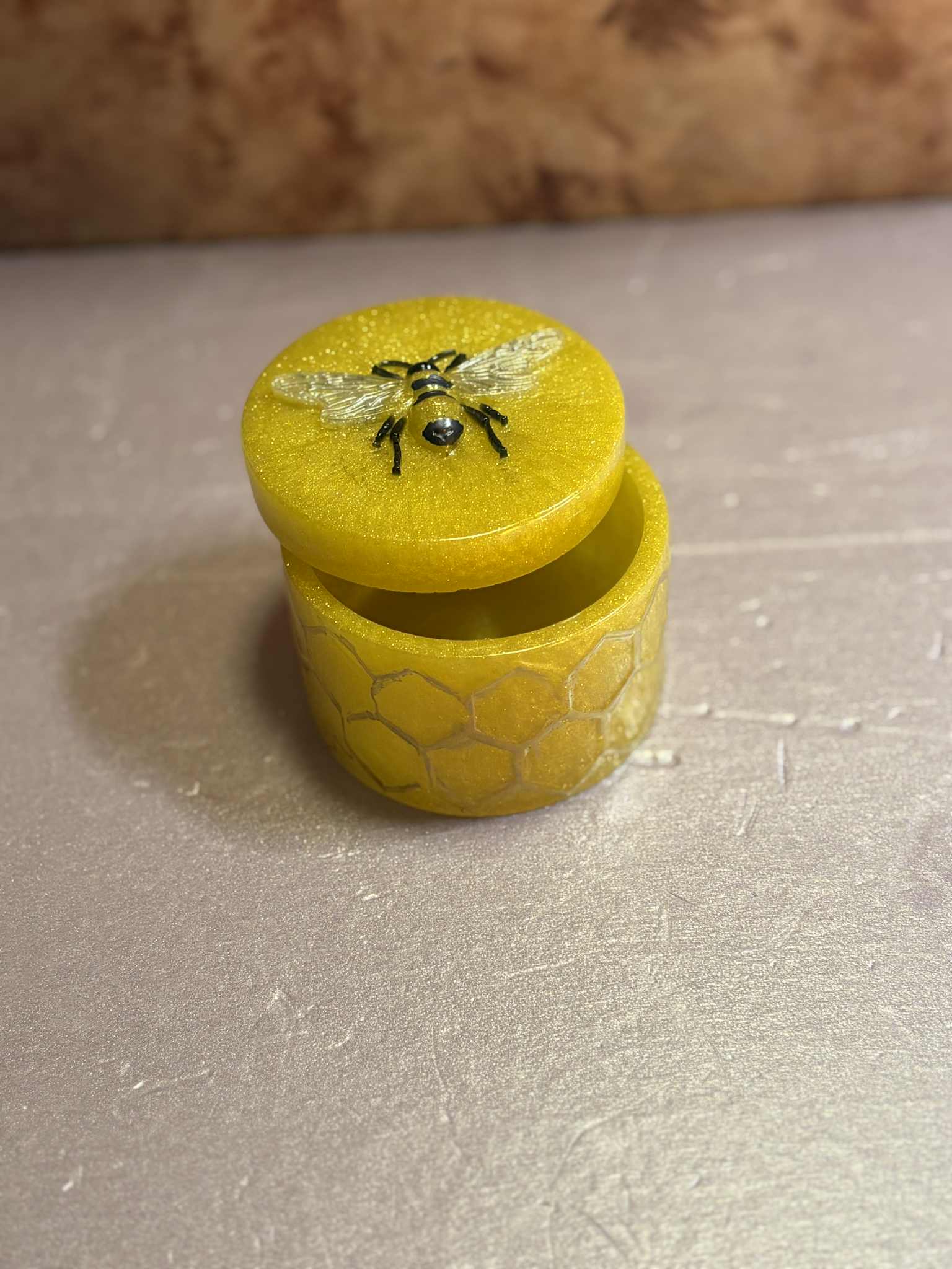 This Bee Jar is perfect for honey storage, crafted from natural materials with an eco-friendly design. Customizable to suit your style, it combines functionality and sustainability at just $8.00.
