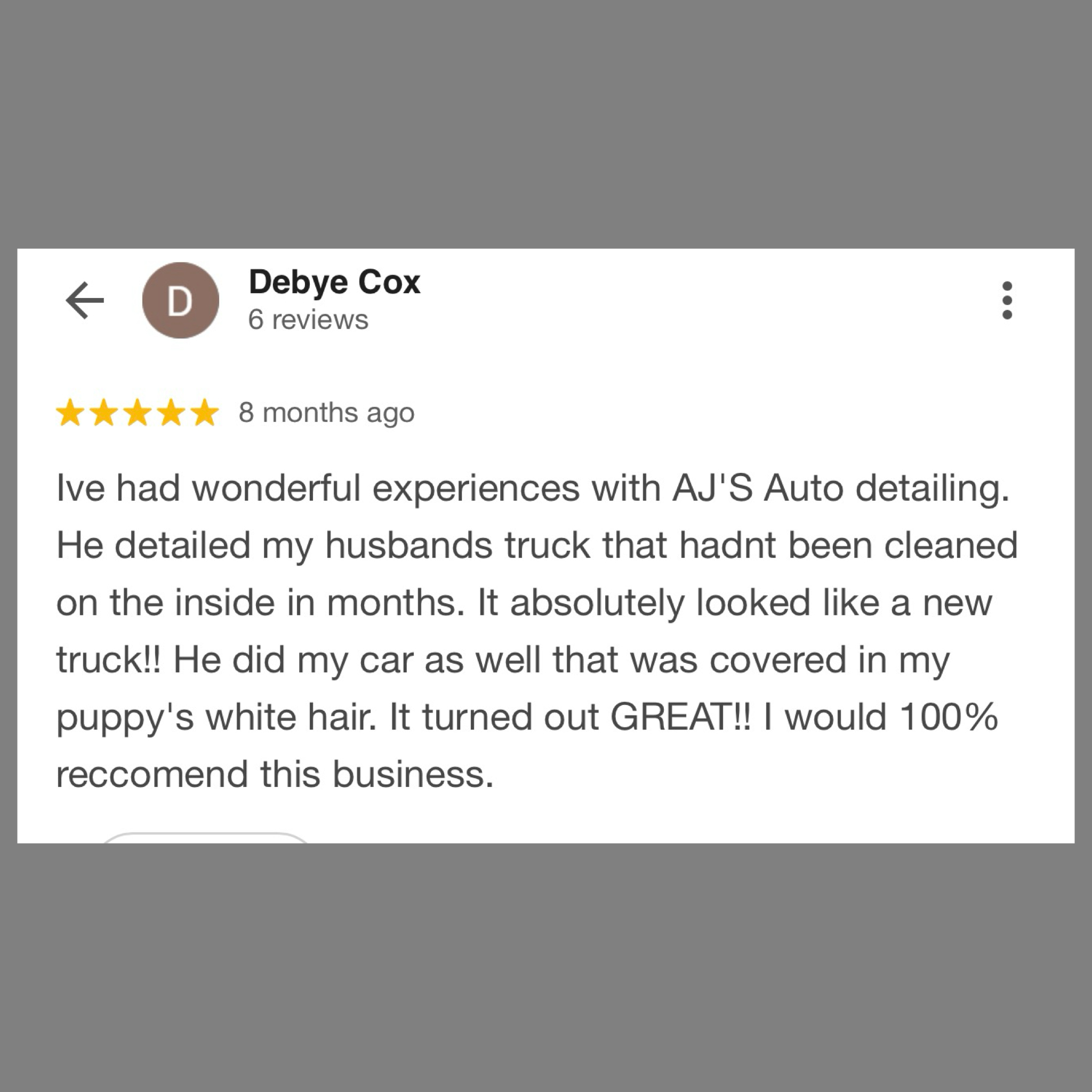 Aj's Auto Detailing.'s image