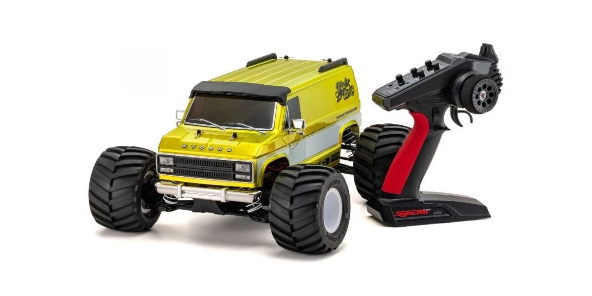 Kyosho MAD VAN Brushless 1/10 (gold/white)