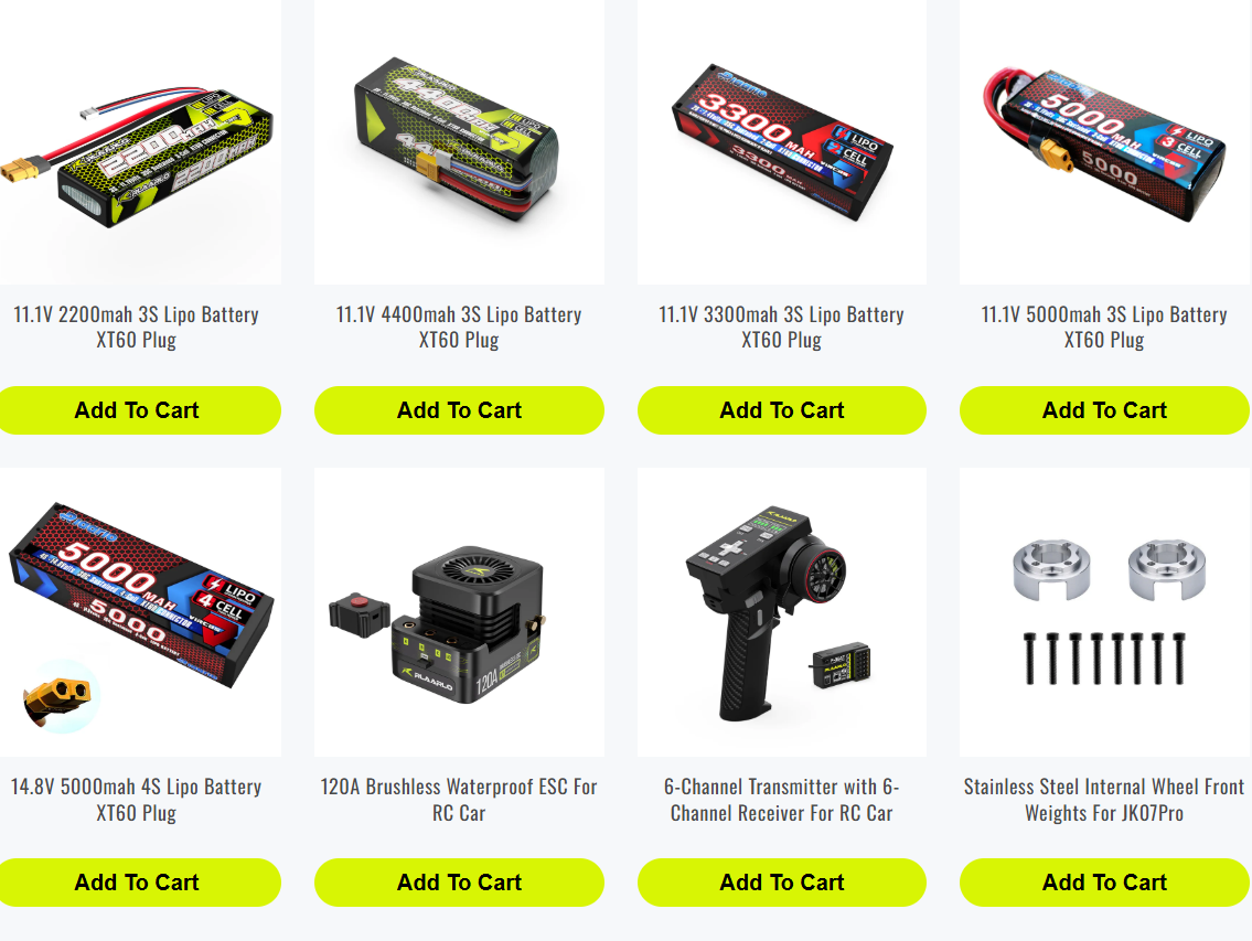 Rlaaro RC Vehicle Parts and Accessories