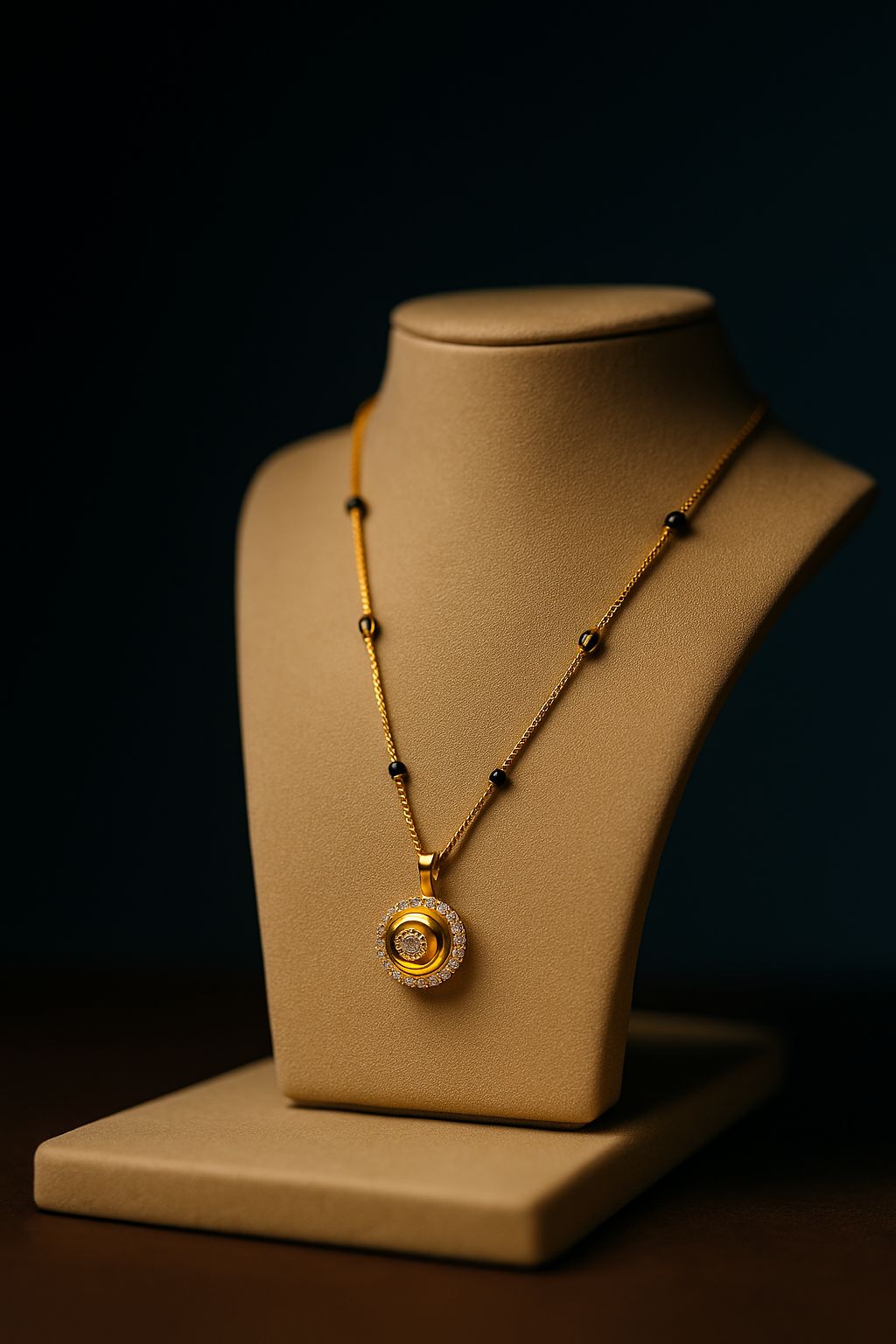 Symbol of unbreakable love in 22K gold.